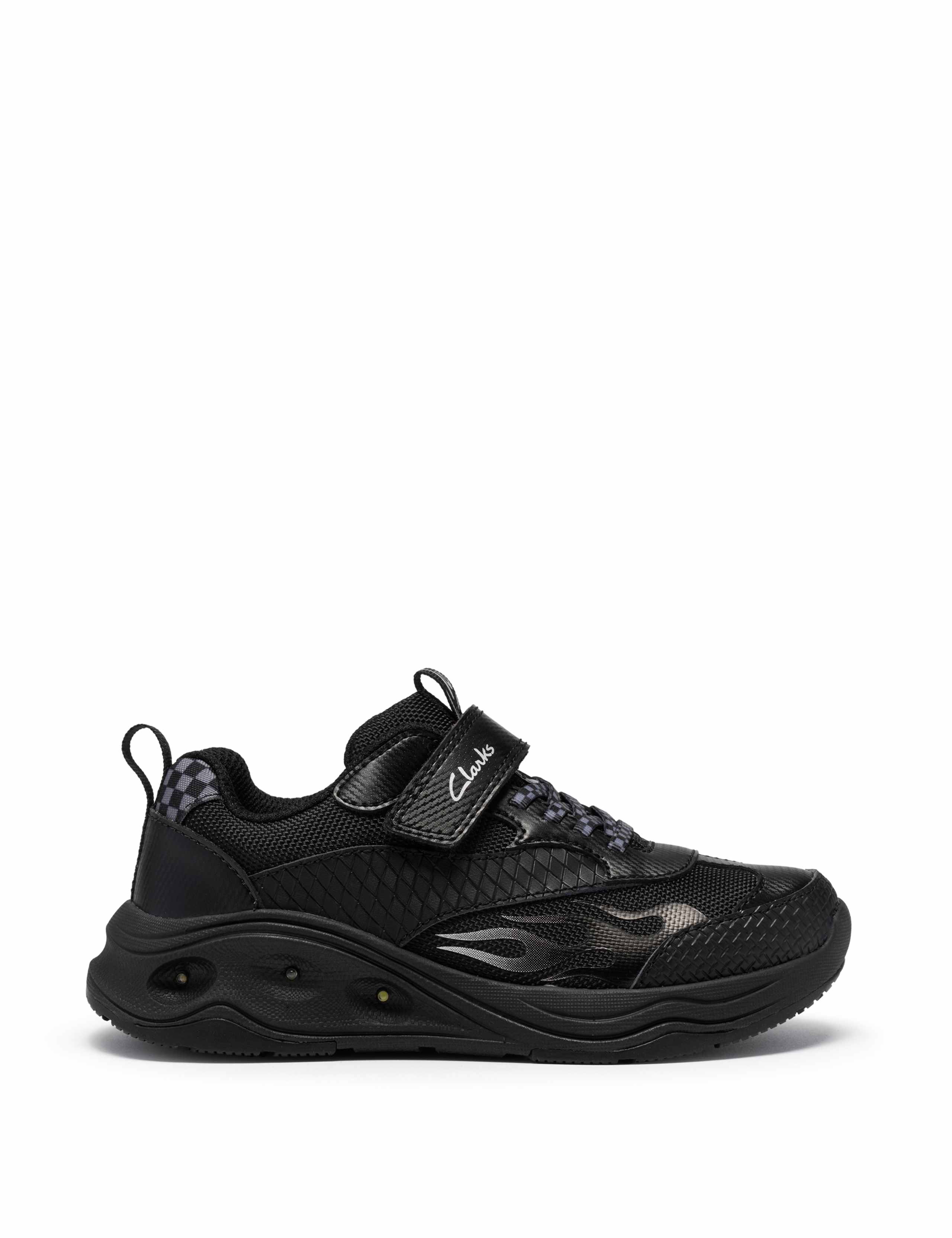 Kids' Light Up Riptape Trainers (7 Small - 2 Large)