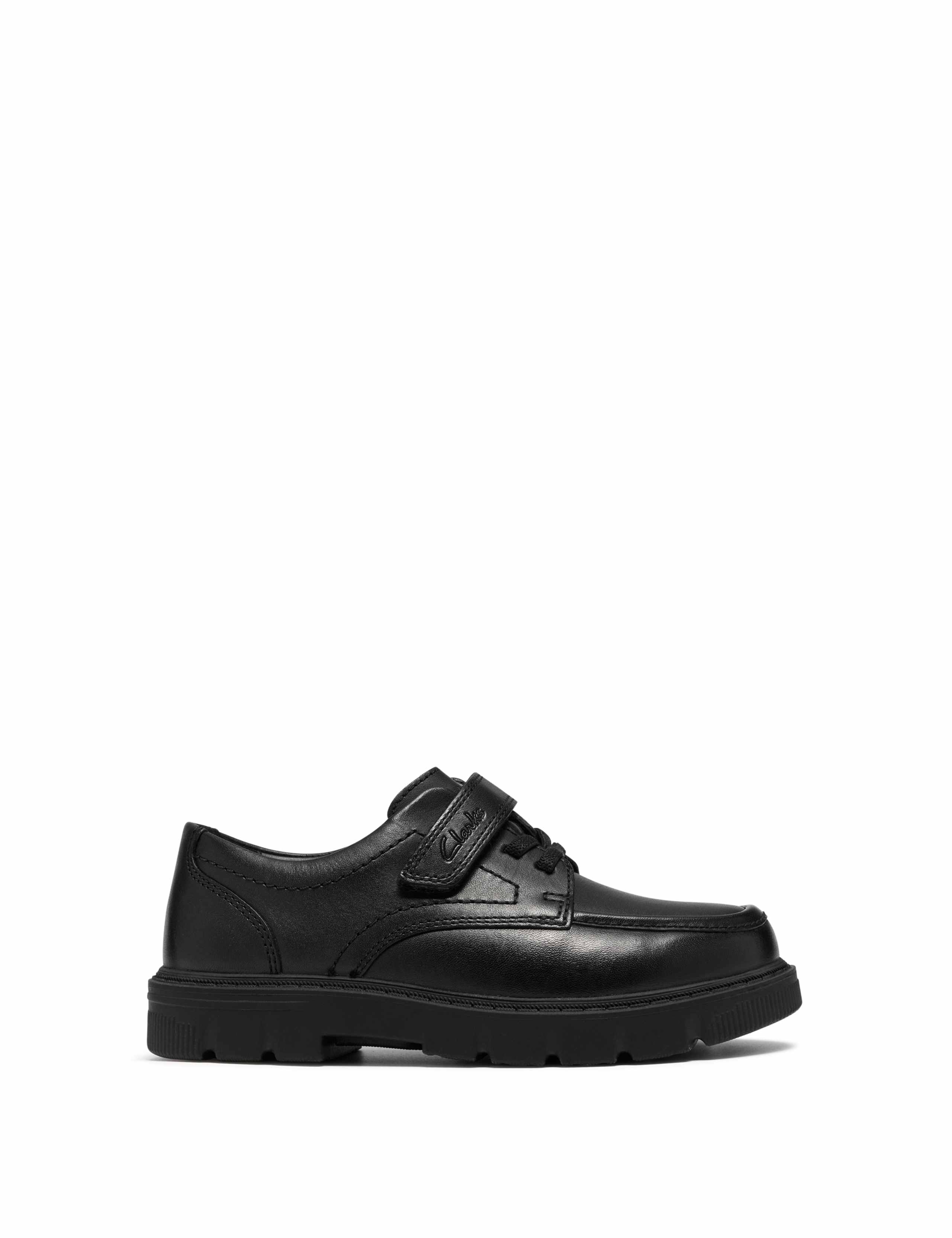 Leather School Shoes (10 Small-2½ Large)