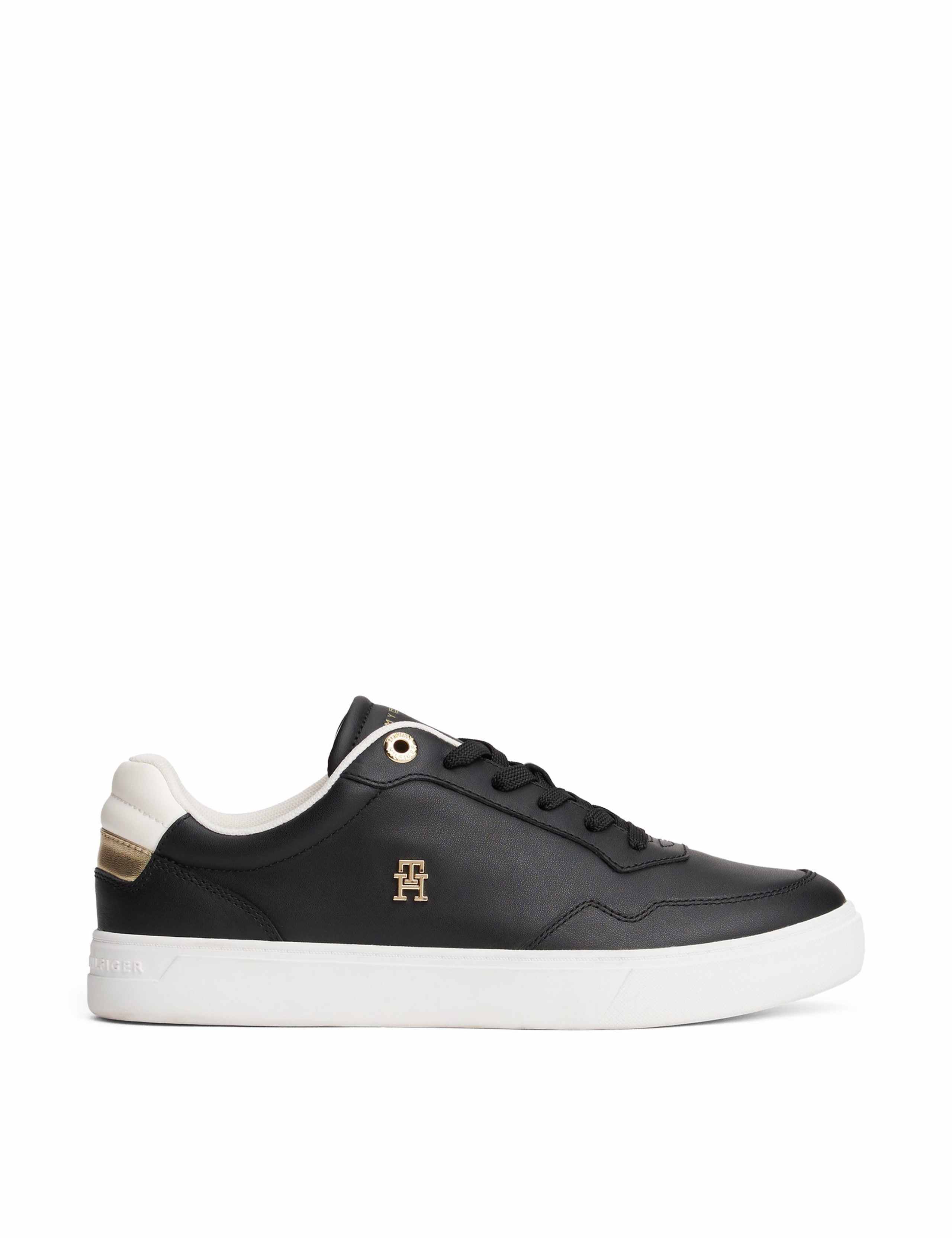 Elevated Court Leather Trainers