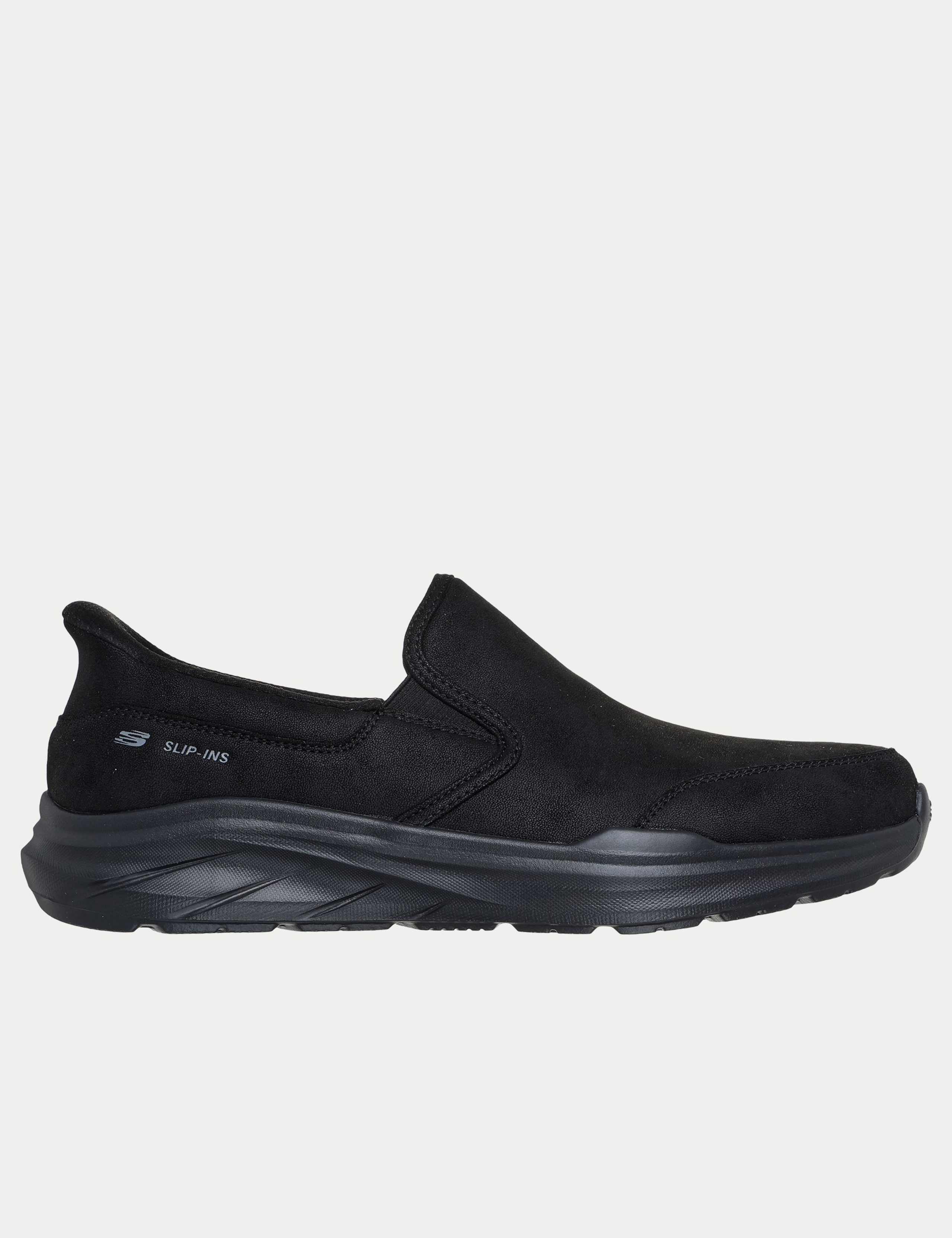 Faux Leather Equalizer Slip On Trainers