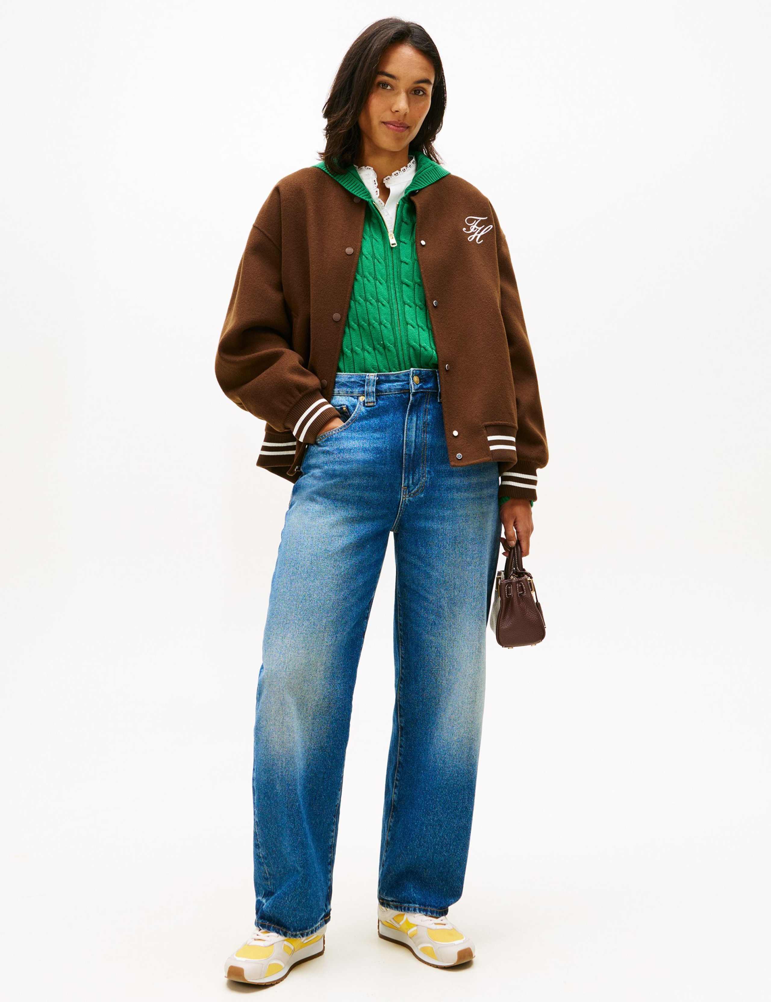 High Waisted Barrel Jeans