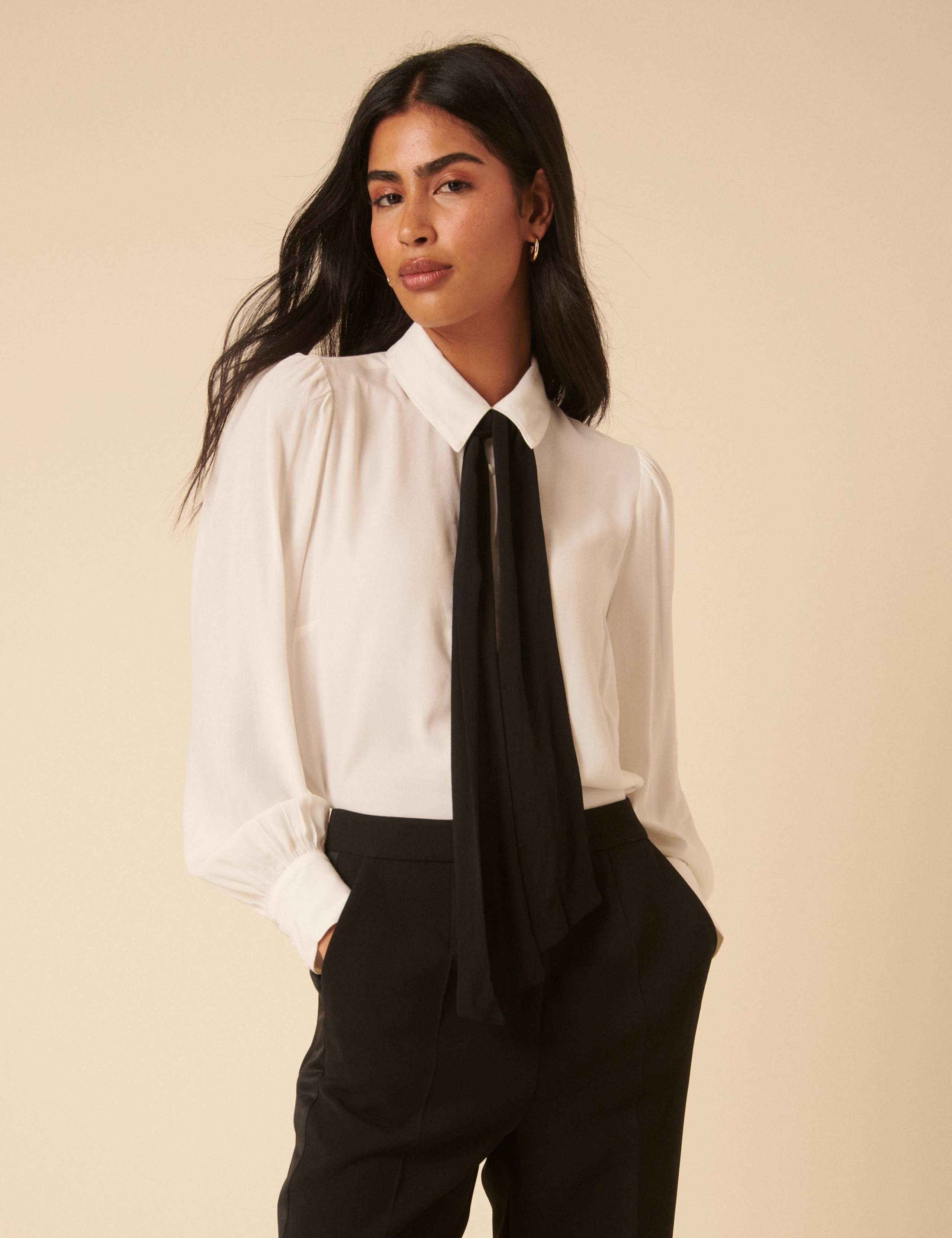 Tie Neck Blouse