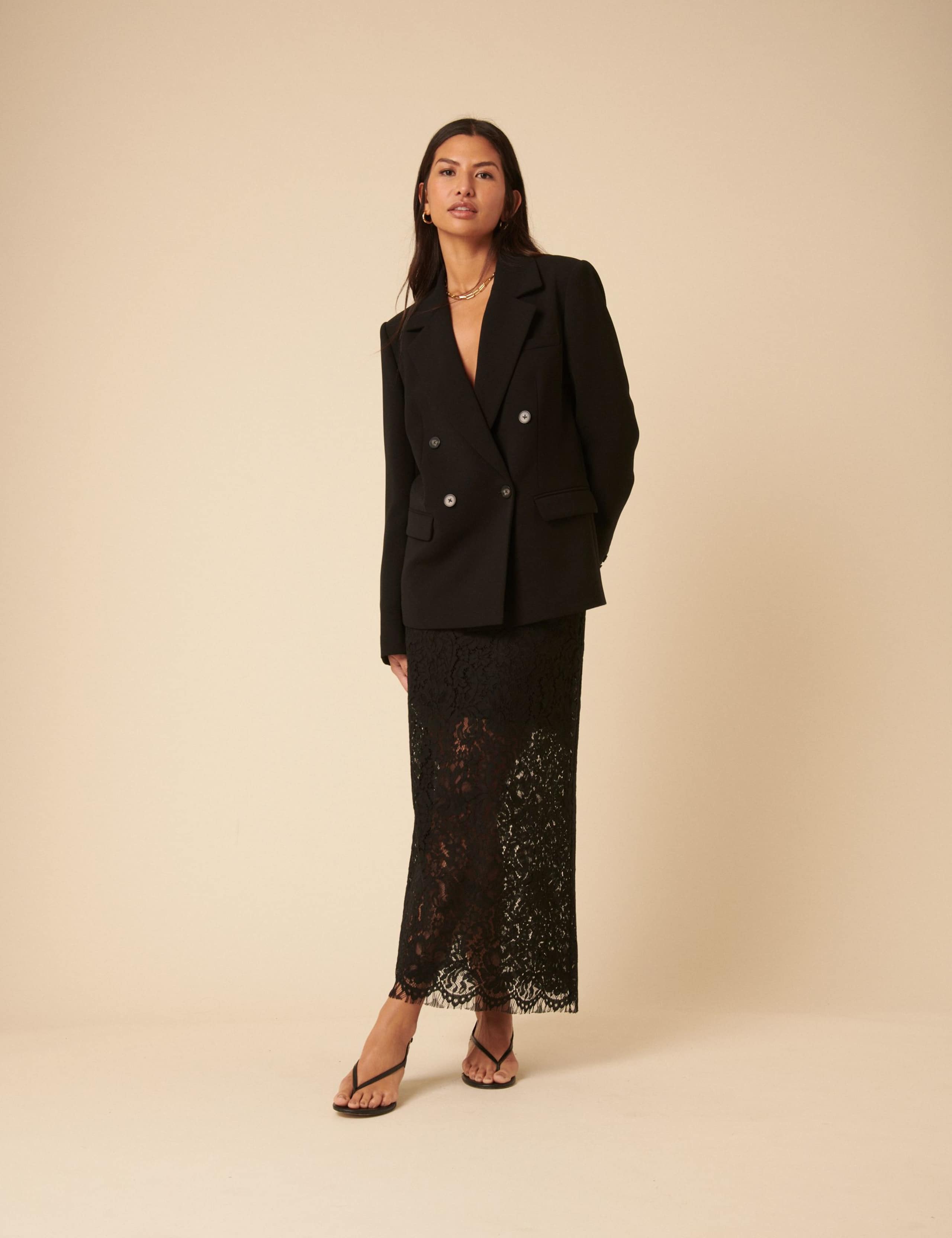 Cotton Rich Broderie Midaxi Slip Skirt