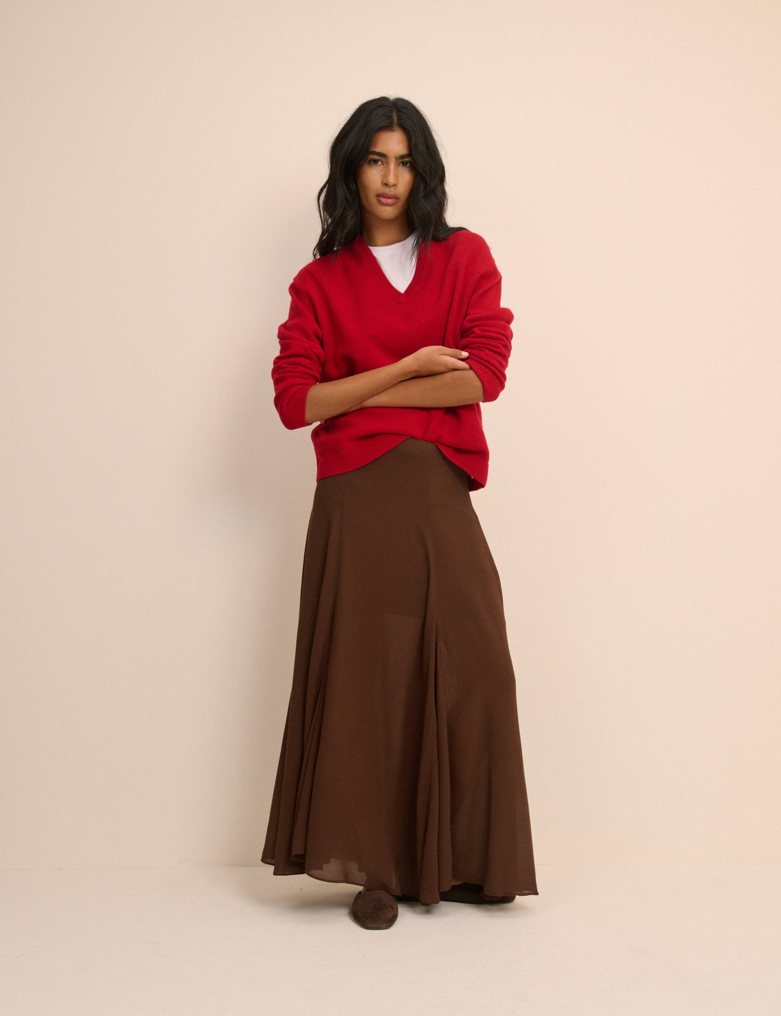 Maxi A-Line Skirt