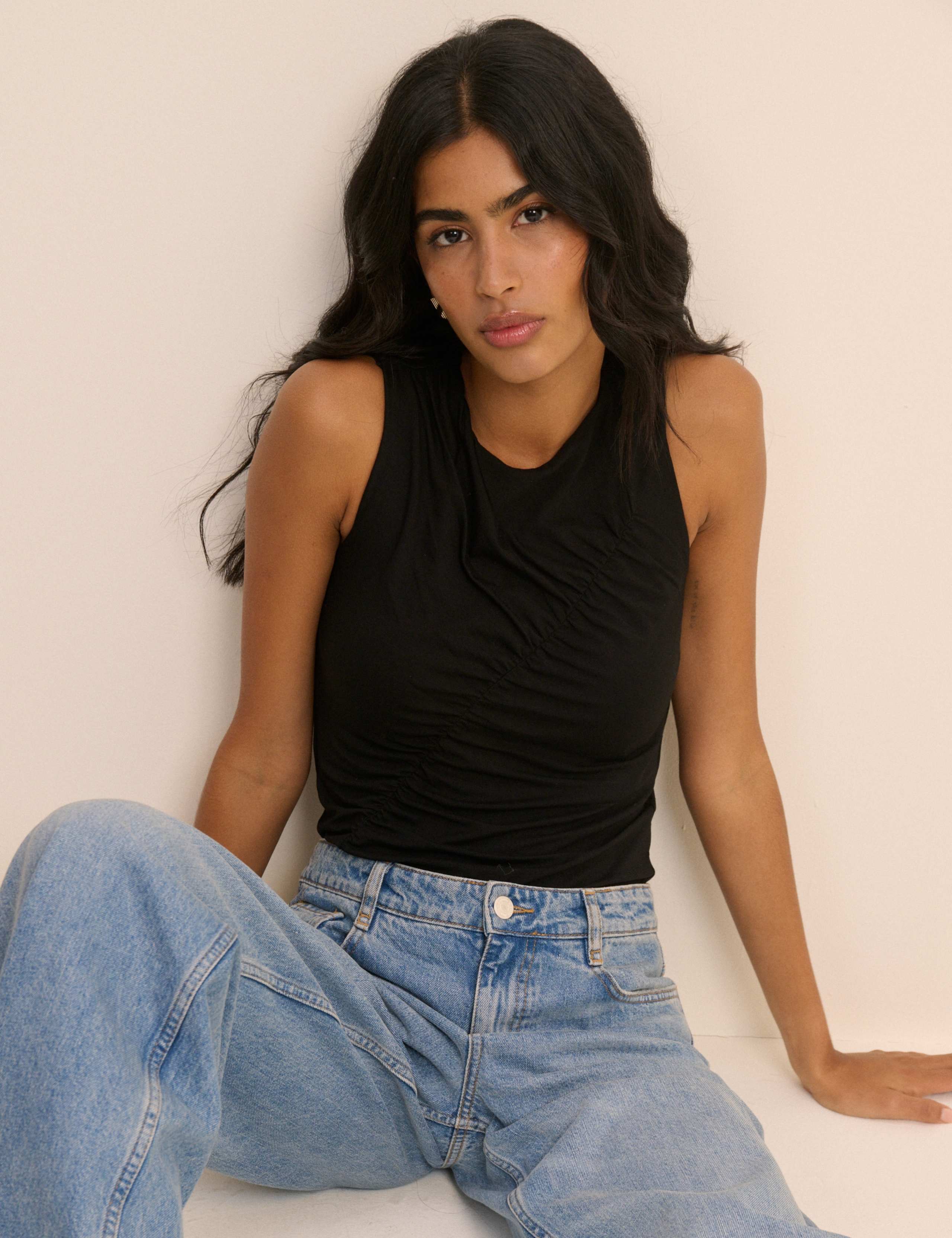 Ruched Vest