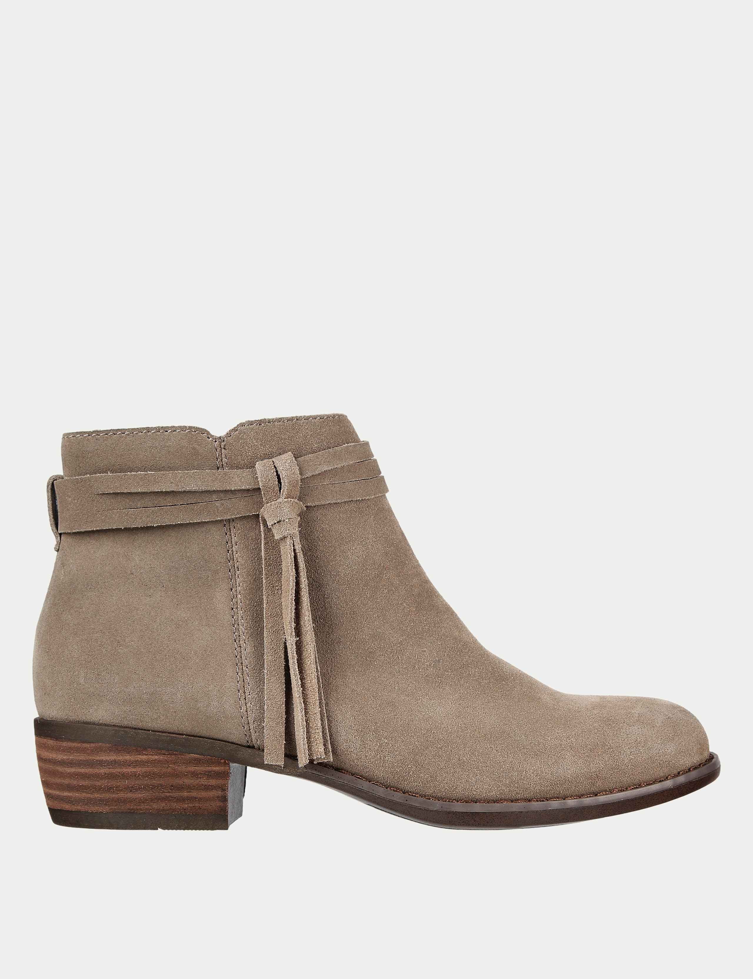 Texas Modern Western Suede Ankle Boots