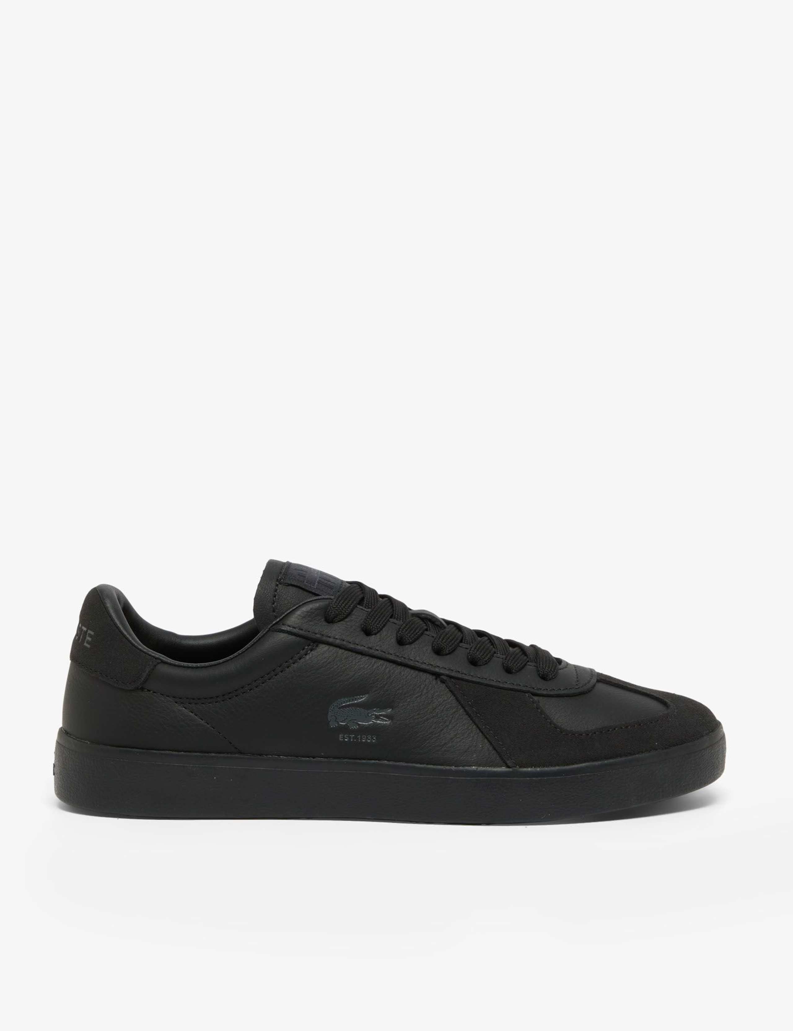 Baseshot Pro Leather Lace Up Trainers