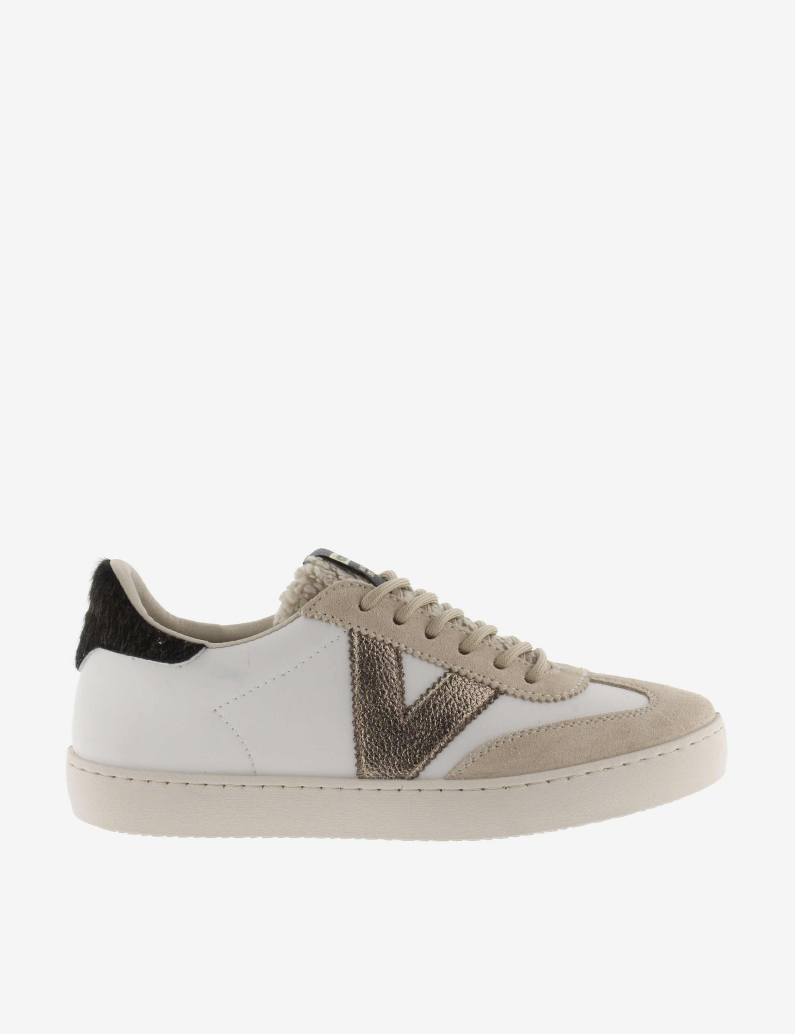 Lace Up Suede Panel Trainers