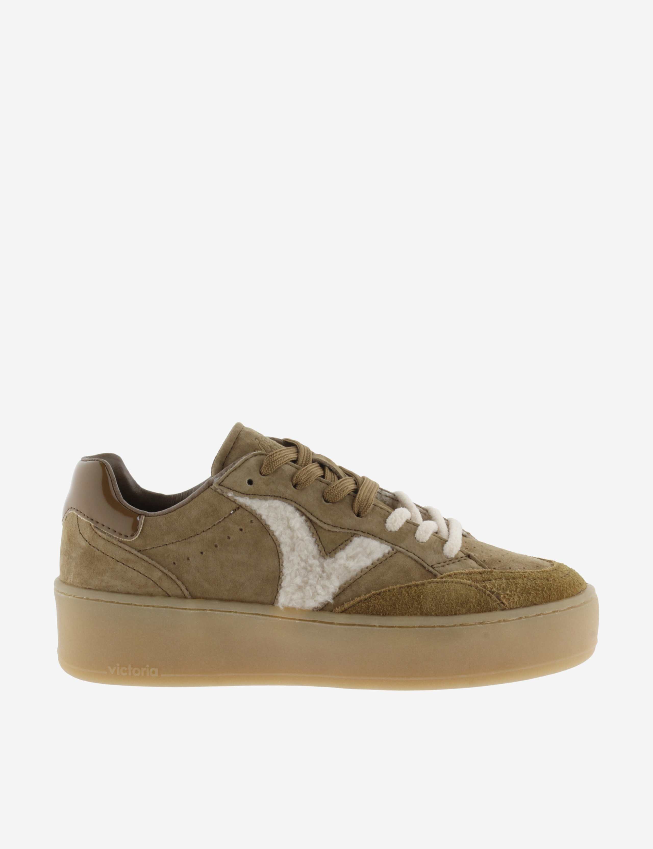 Turin Suede Lace Up Platform Trainers