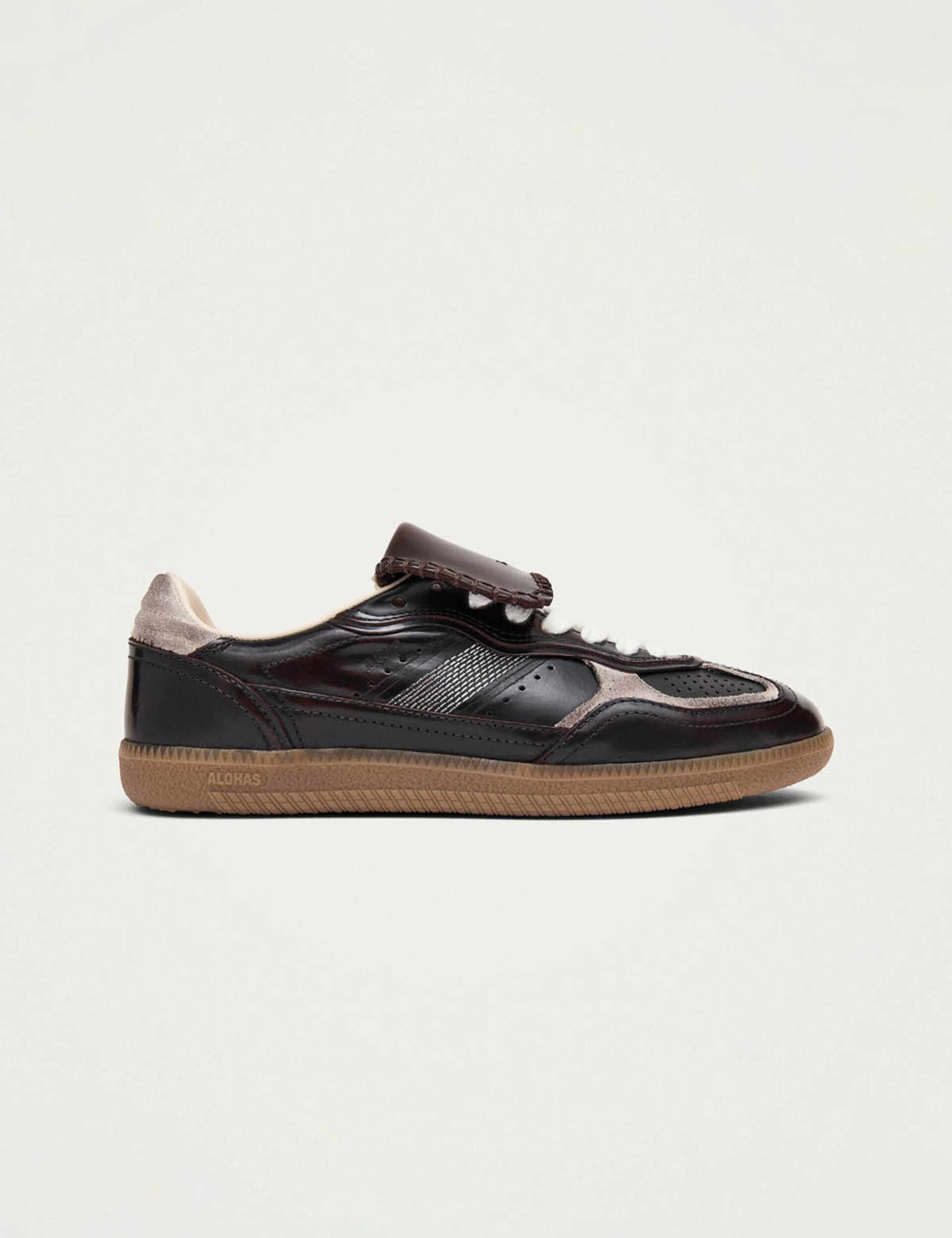 Tb.490 Club Leather Lace-Up Trainers