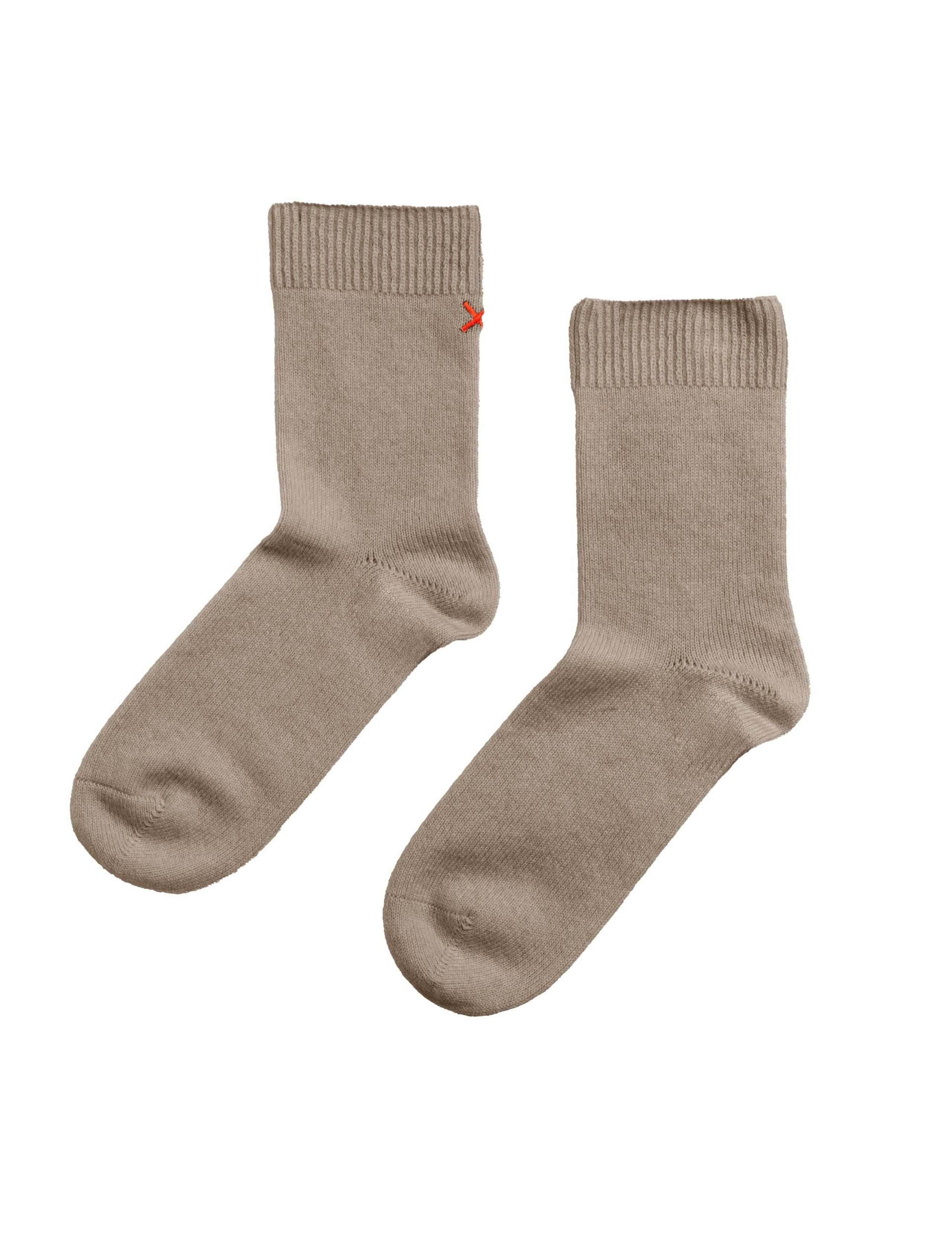 Wool Rich Ankle High Socks with Cashmere