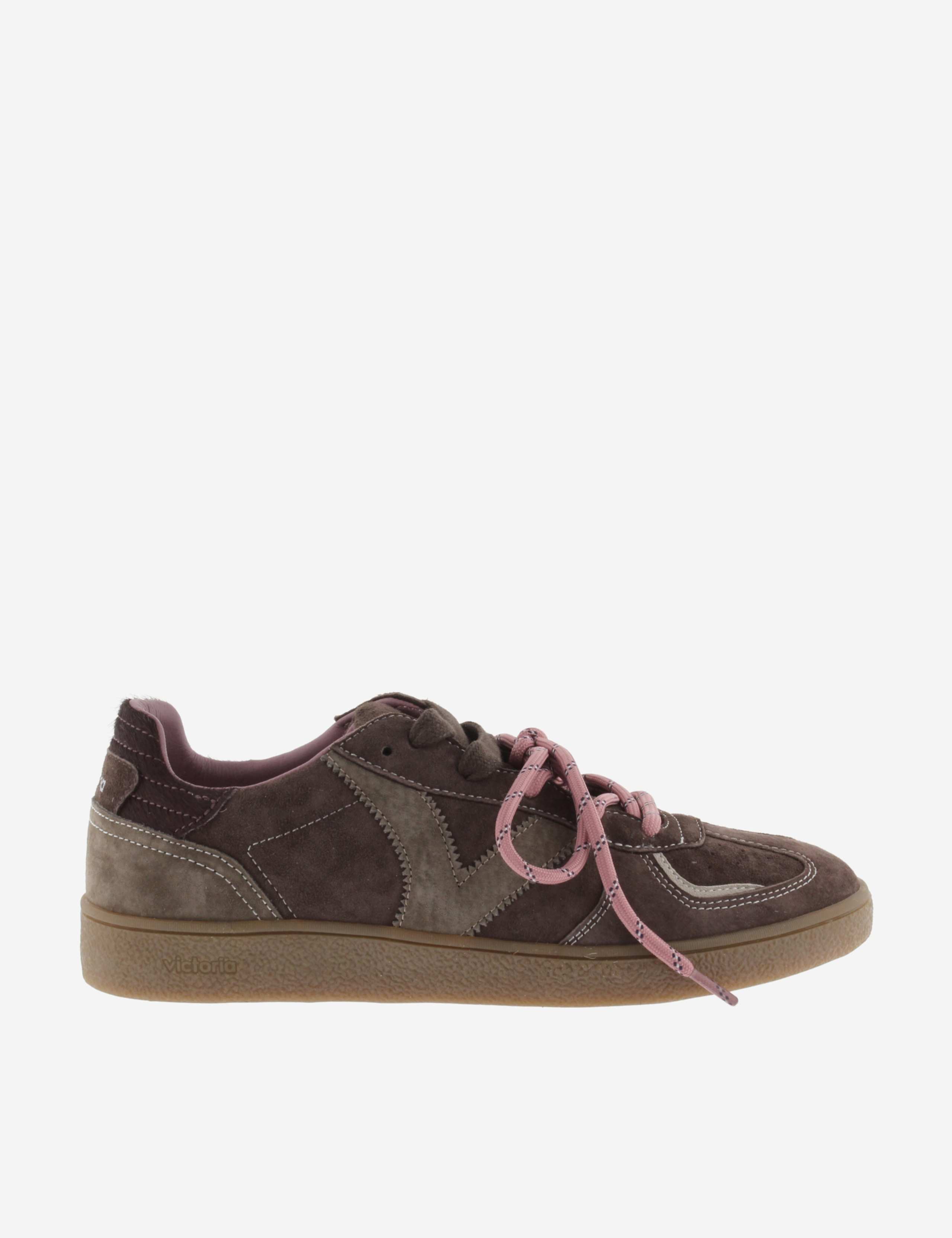 Suede Lace Up Trainers