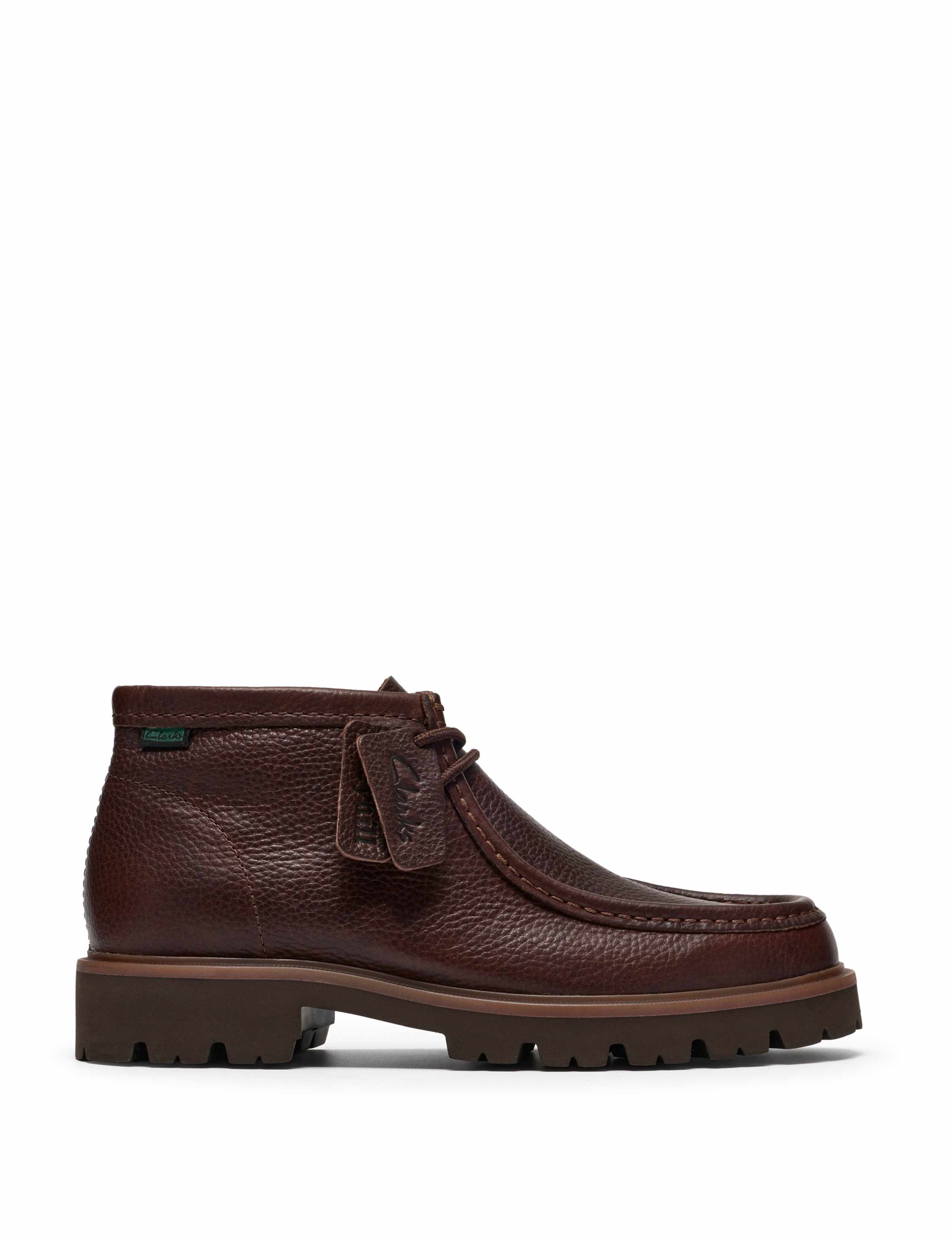 Leather Lace Up Boots