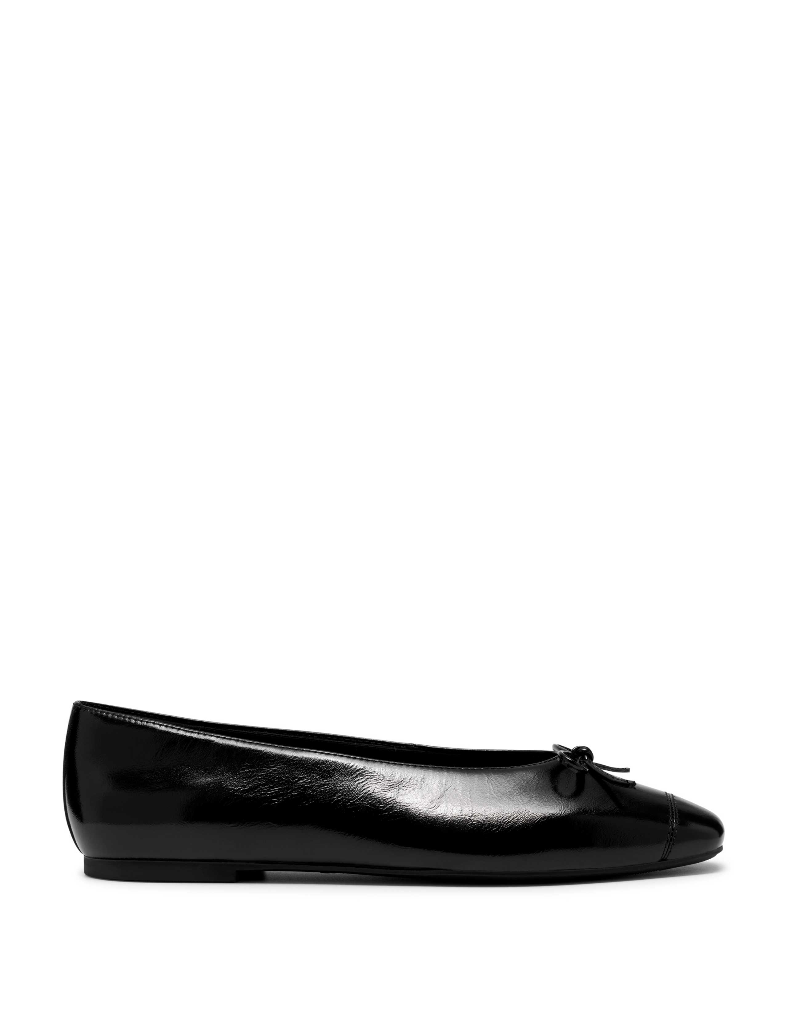 Befana Bow Black Leather