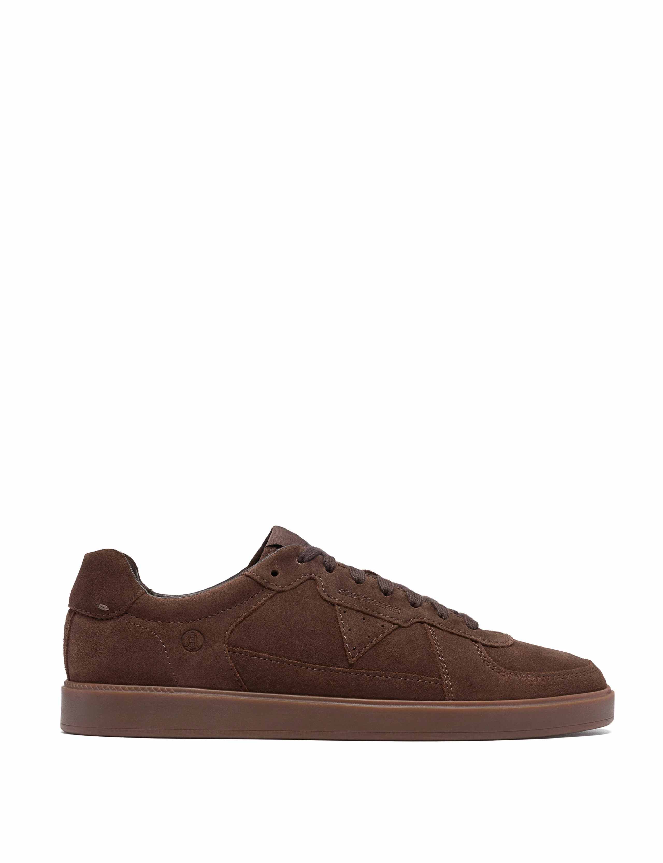 Suede Lace Up Trainers