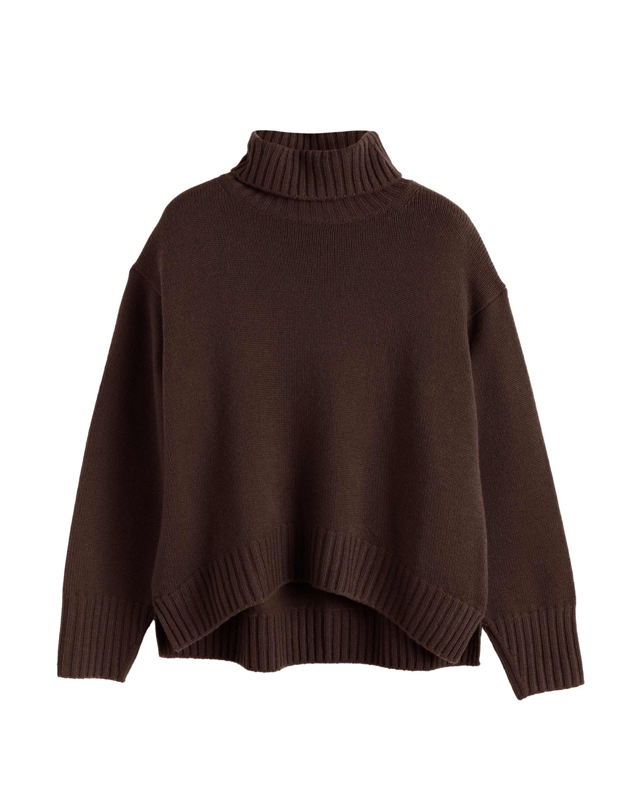 Cashmere Roll Neck Jumper
