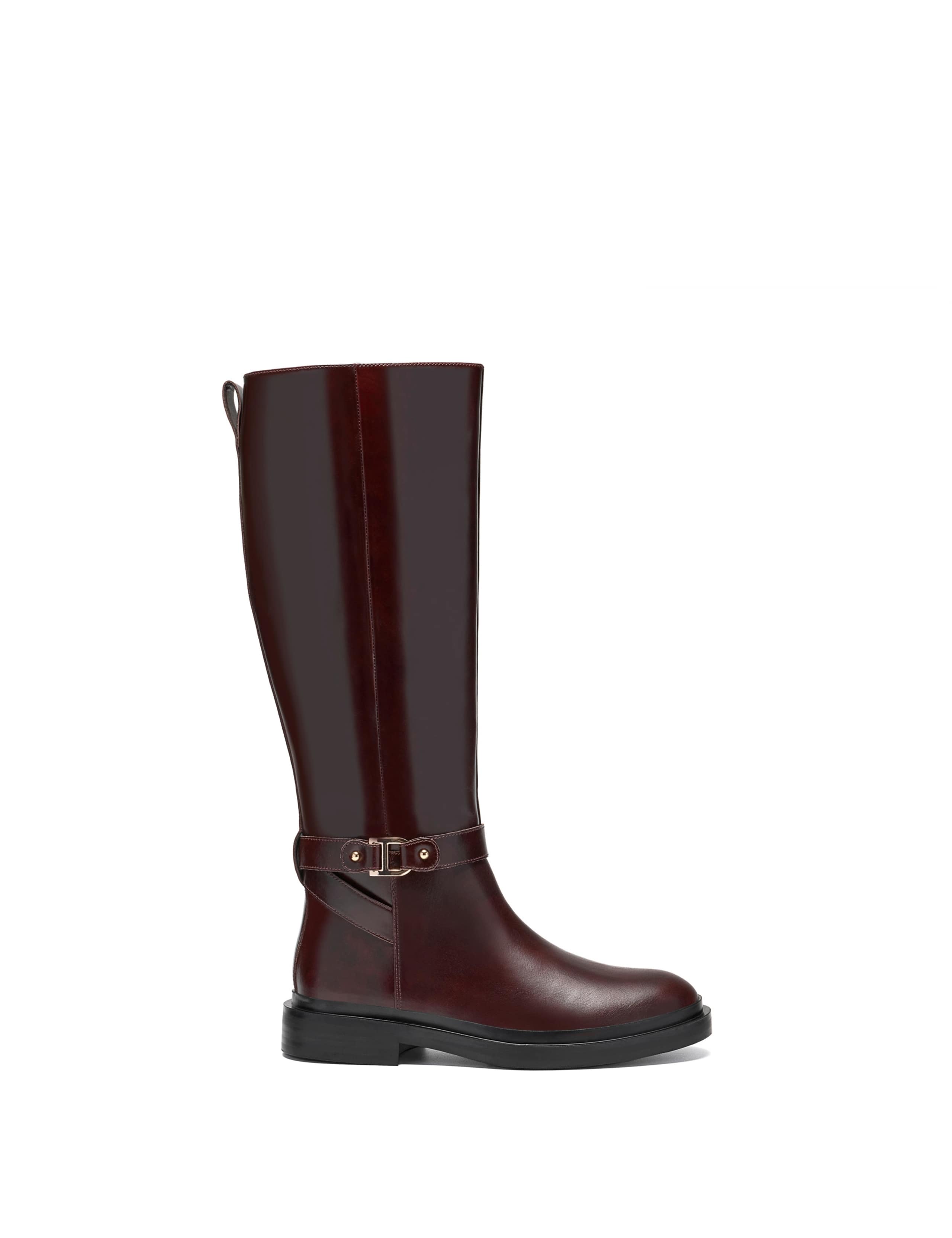 Leather Knee High Boots
