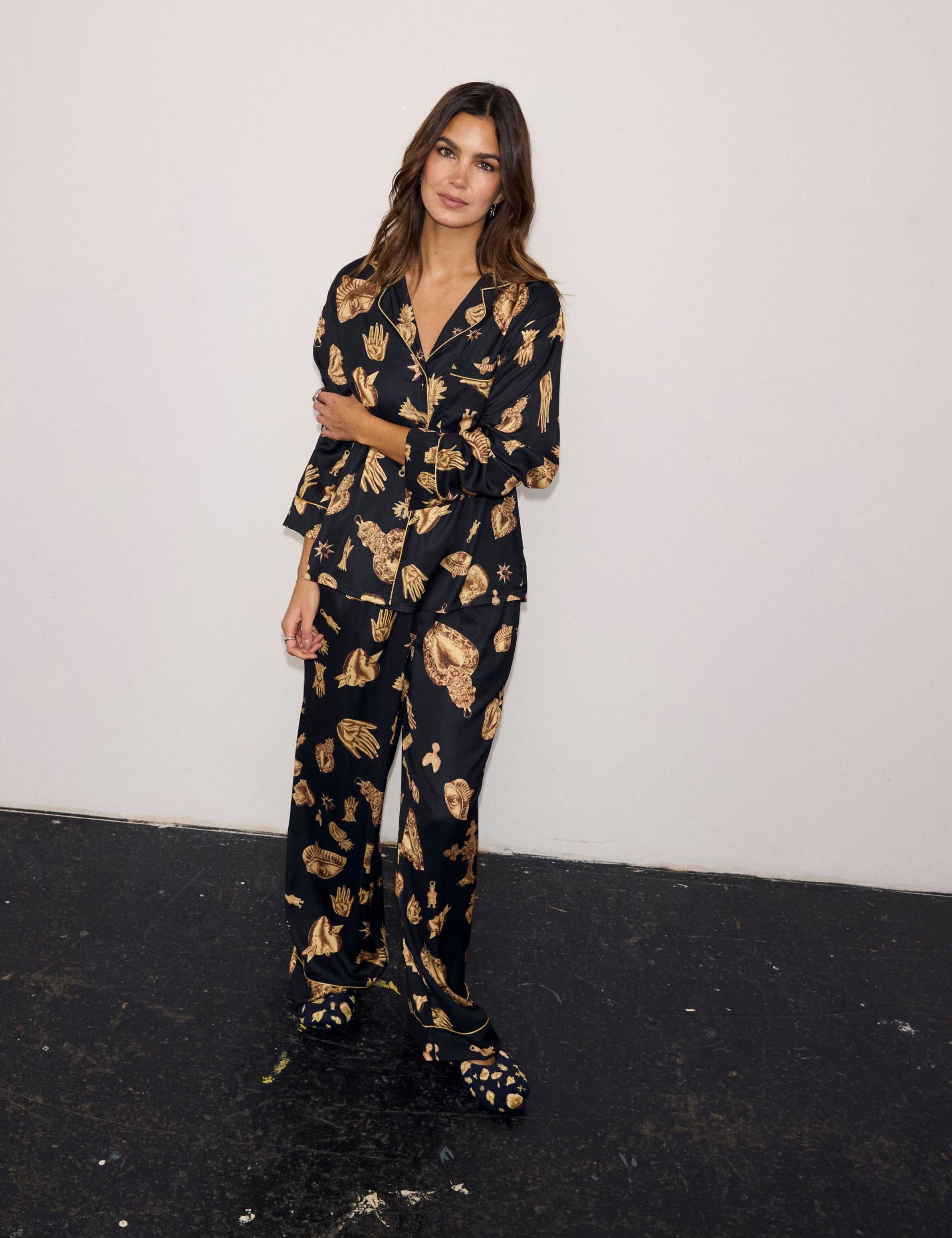 Printed Button Through Pyjama Set