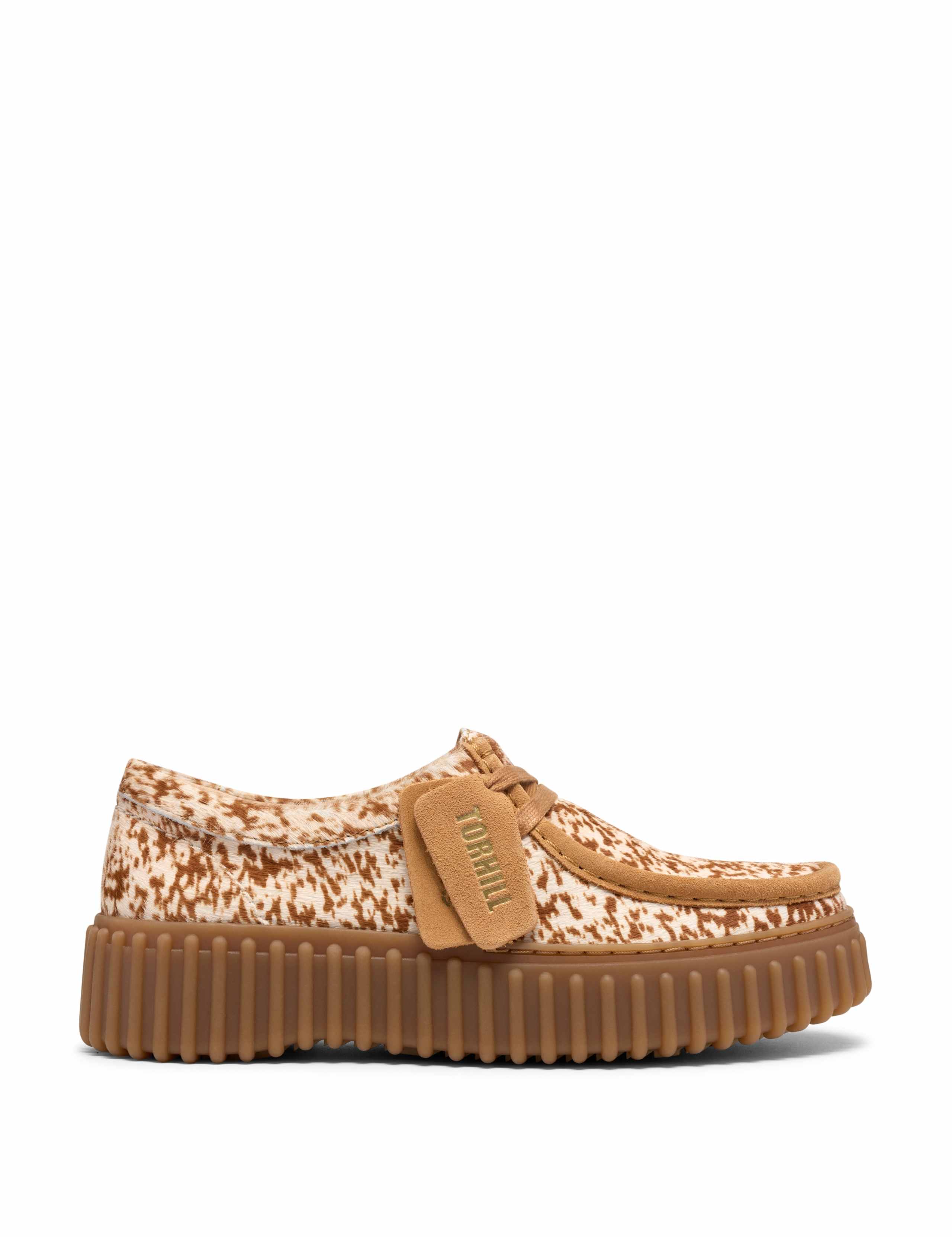 Torhill Bee Animal Print Hair On Loafers