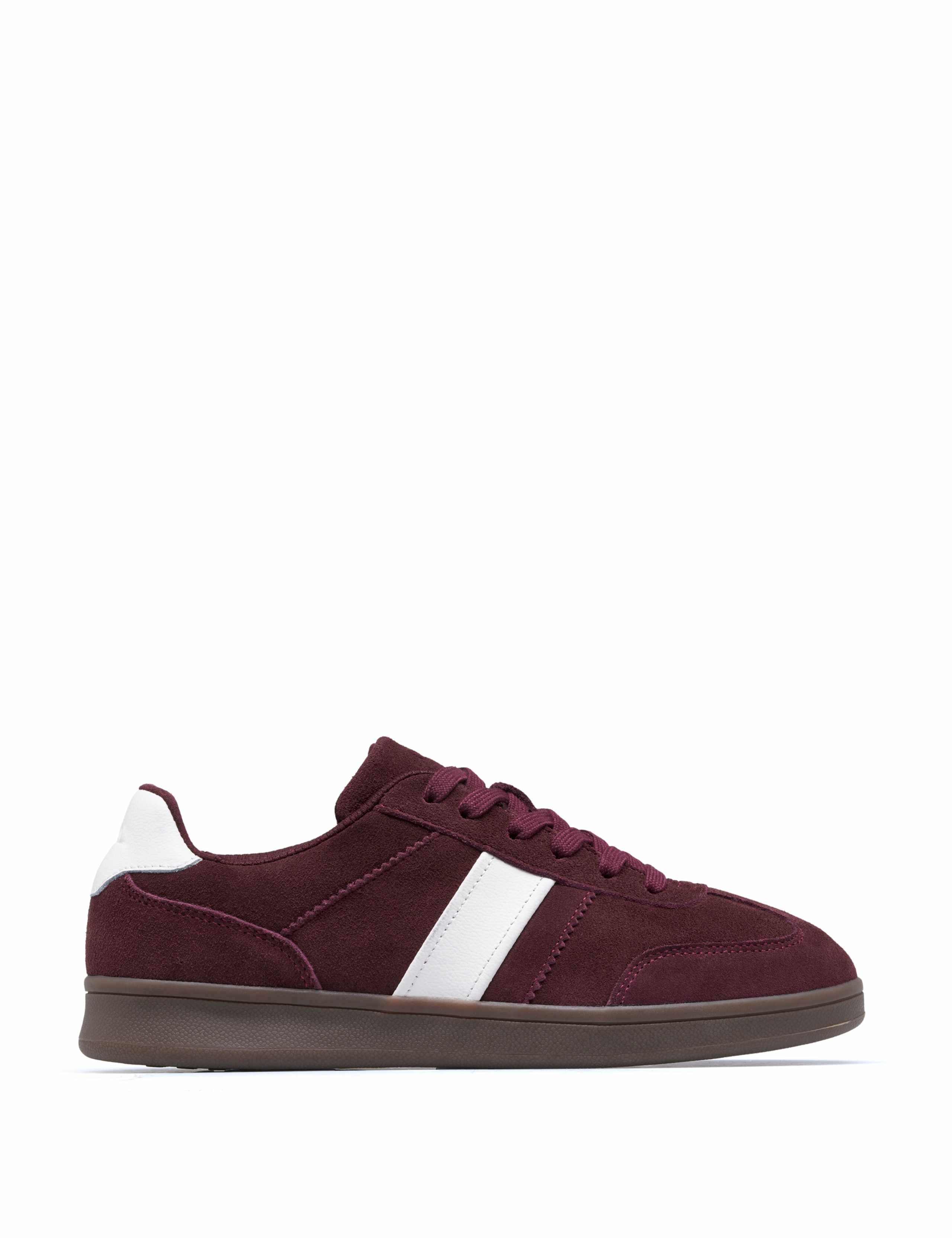 Suede Lace Up Trainers