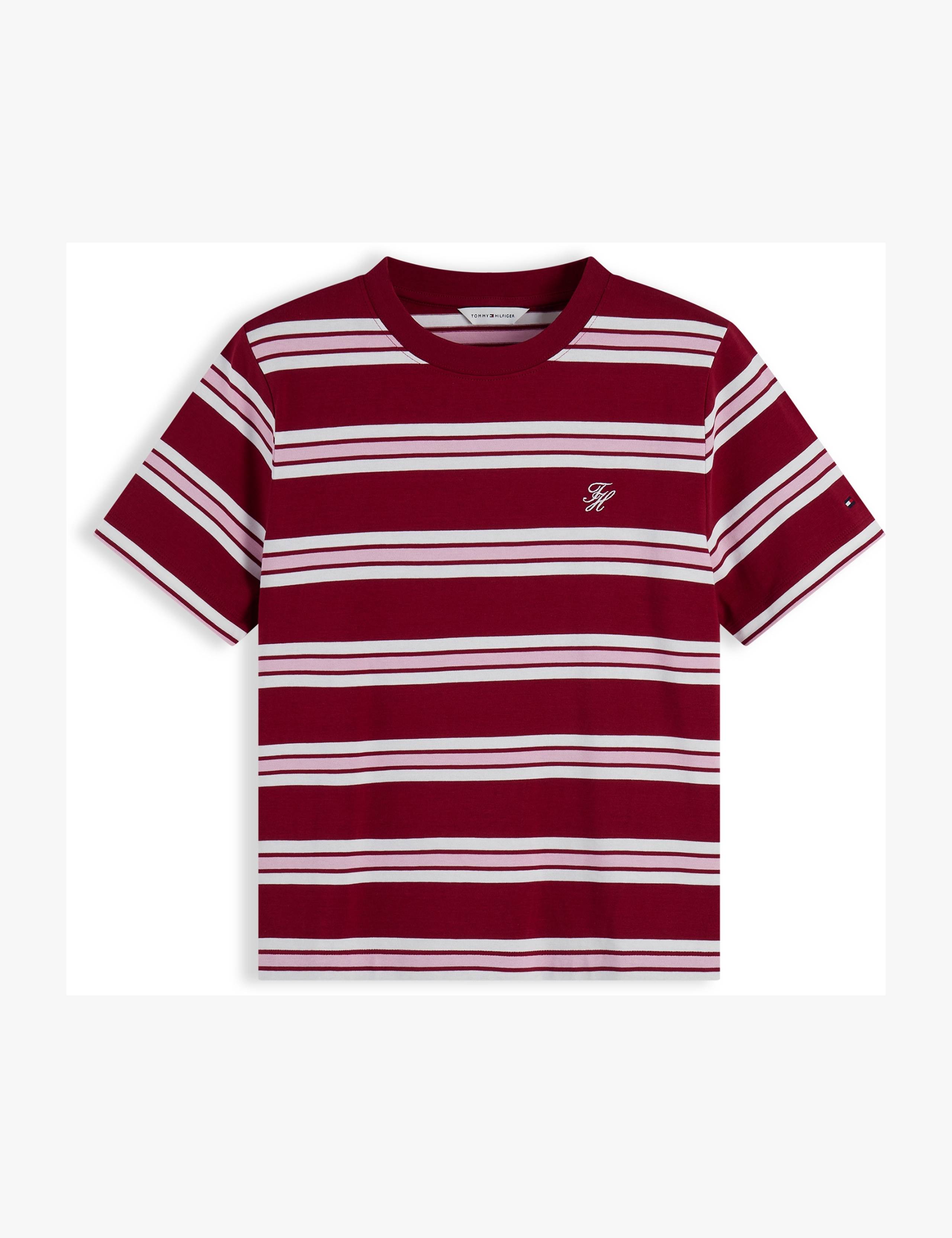 Pure Cotton Rugby Striped T-Shirt