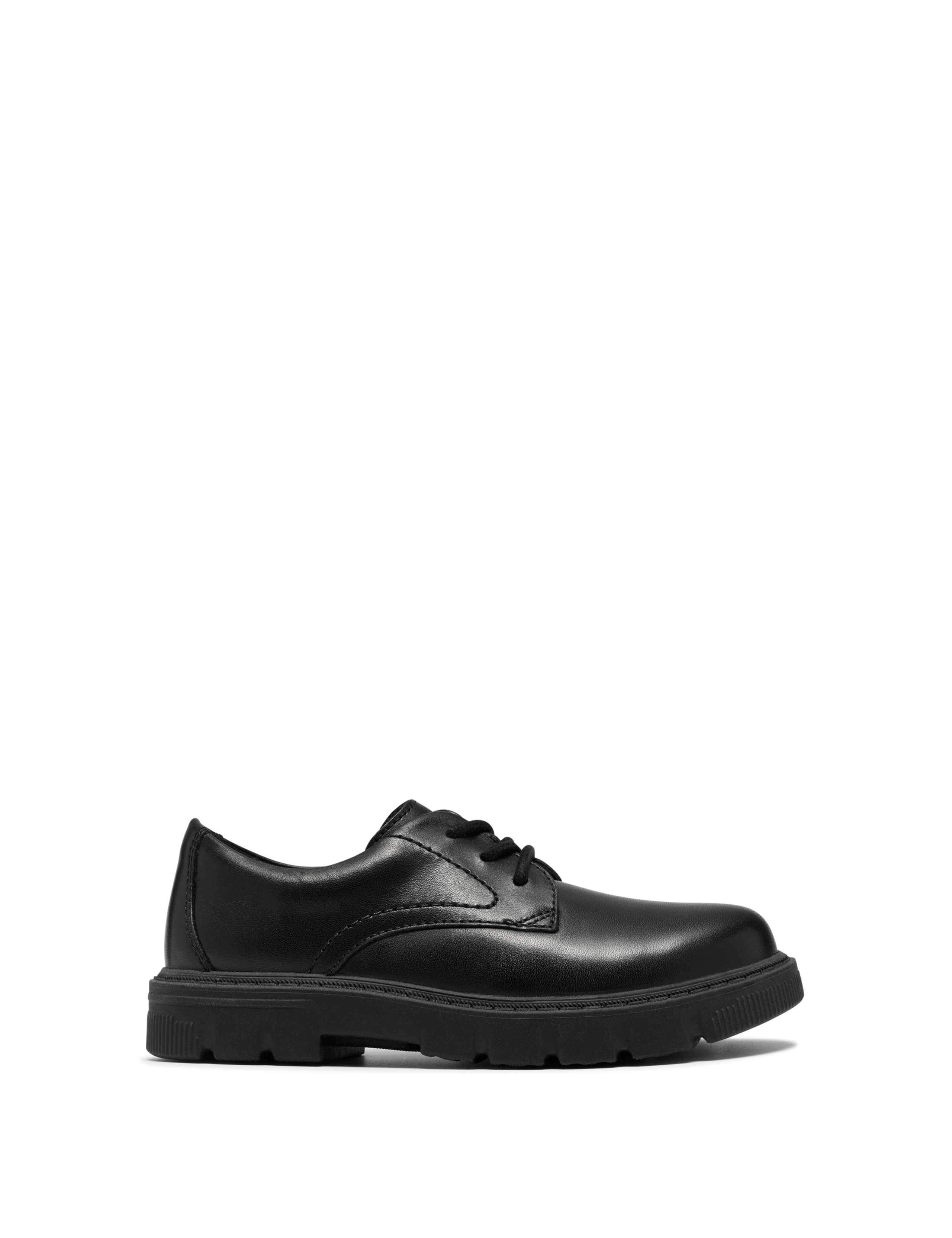 Kids' Leather Derby Shoes (10 Small - 2½ Large)