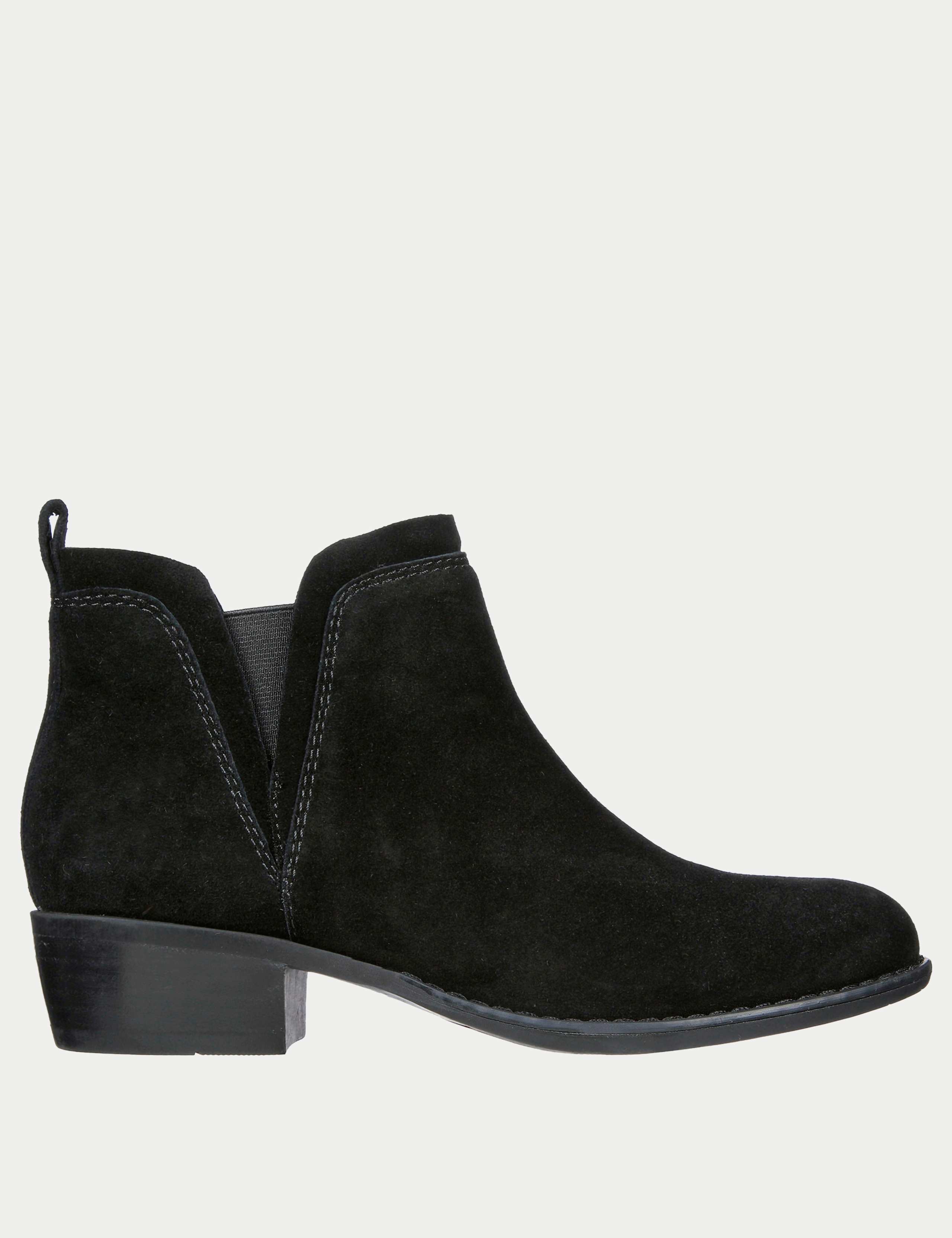 Texas Rodeo Nght Suede Block Heel Ankle Boots