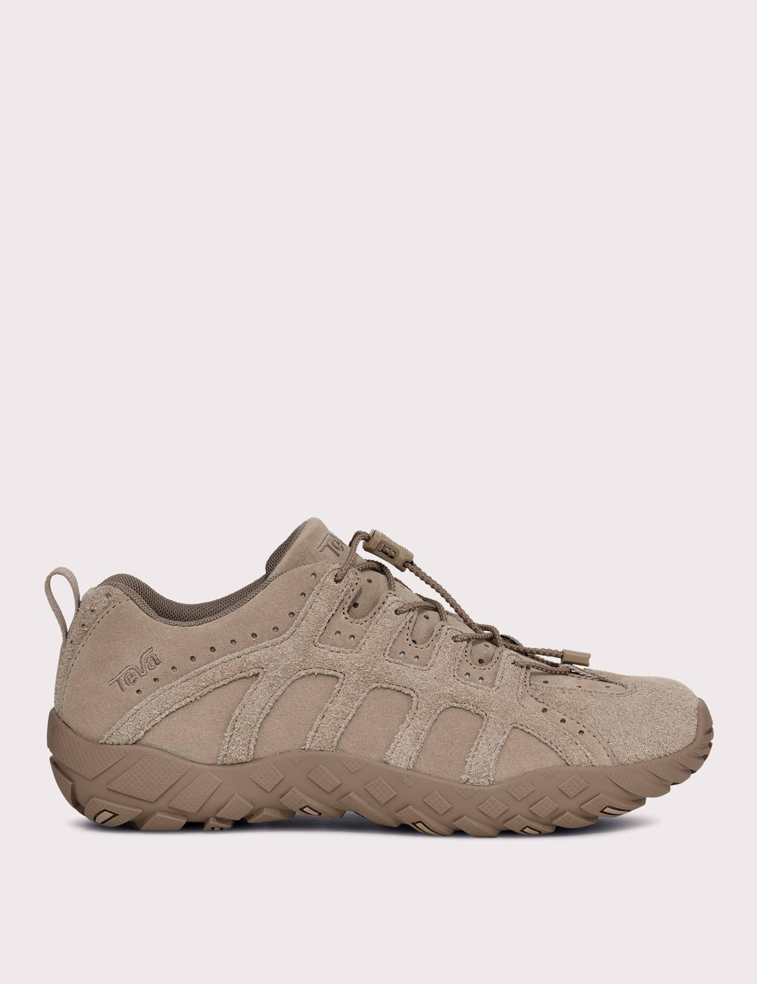 Leather Lace Up Walking Shoes