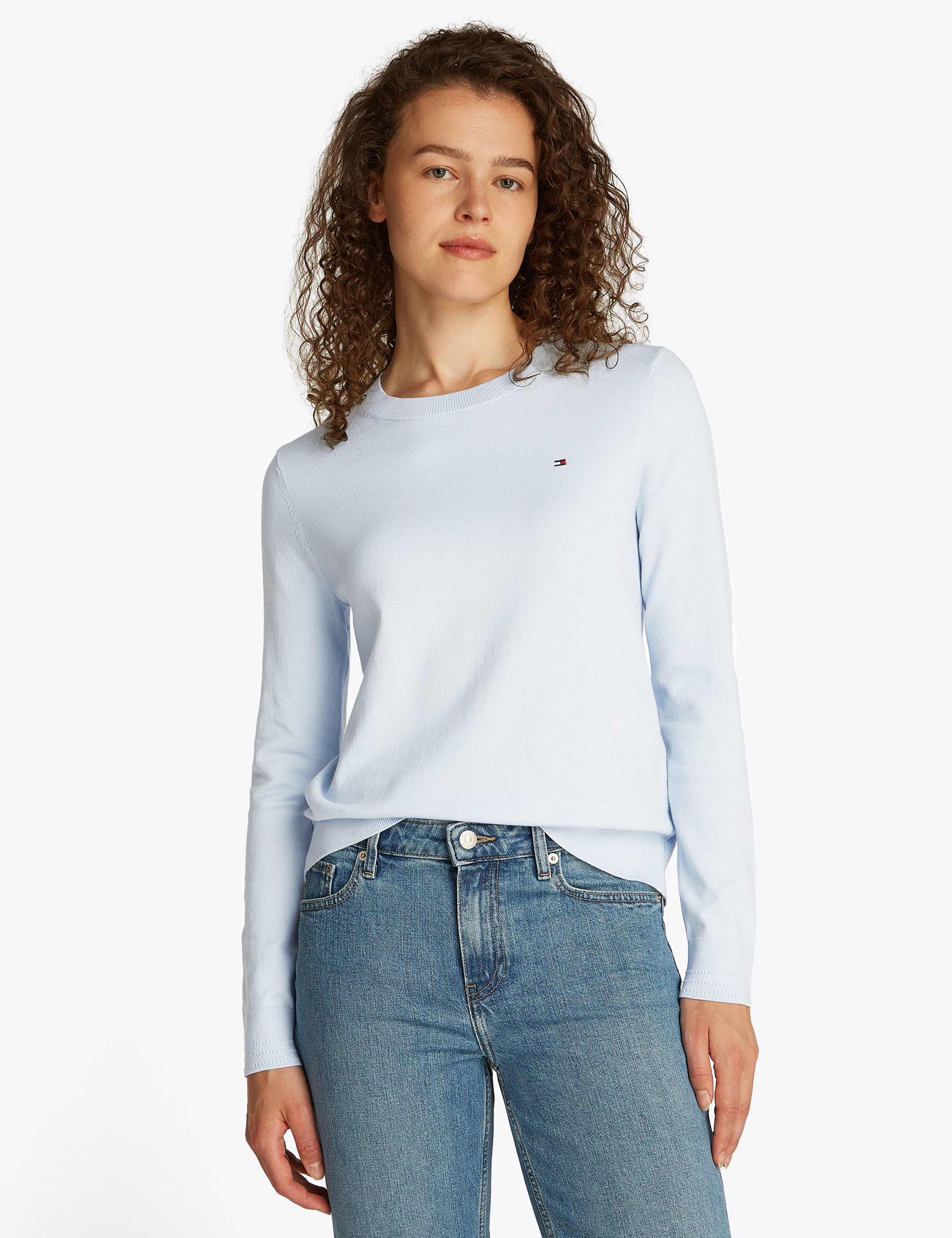 Cotton Rich Crew Neck Jumper