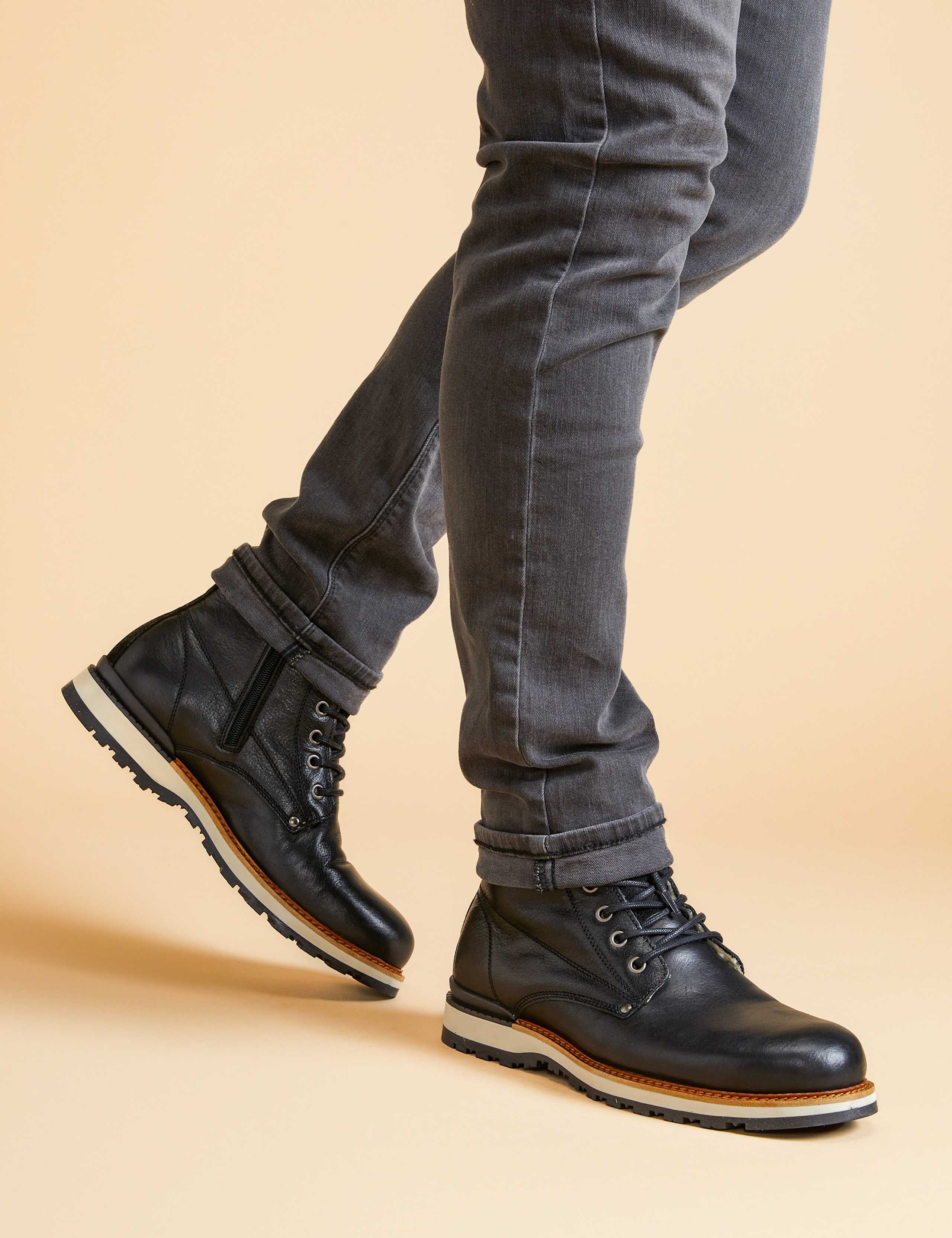 Leather Casual Boots