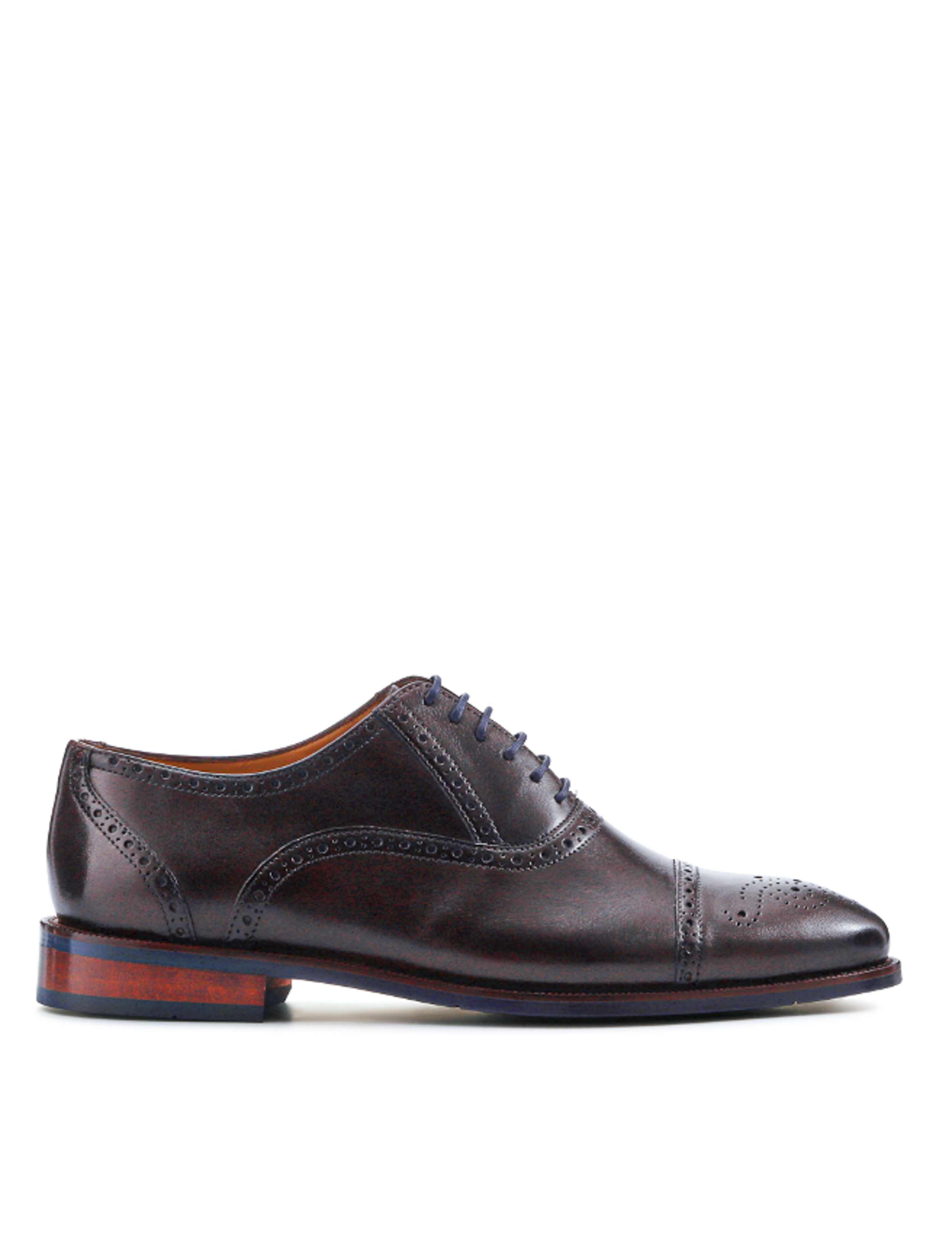 Wide Fit Leather Oxford Shoes