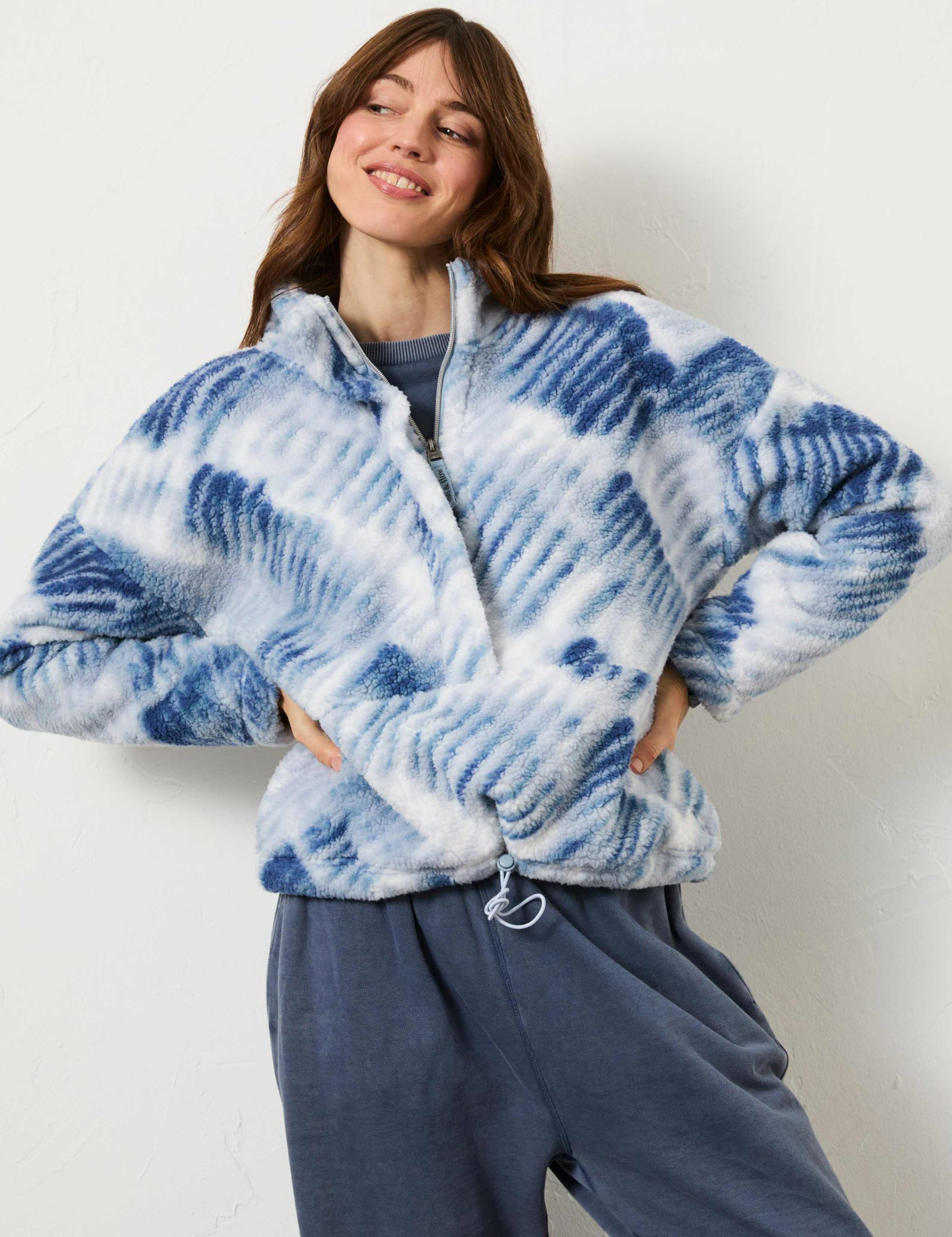 Printed Fleece Jacket