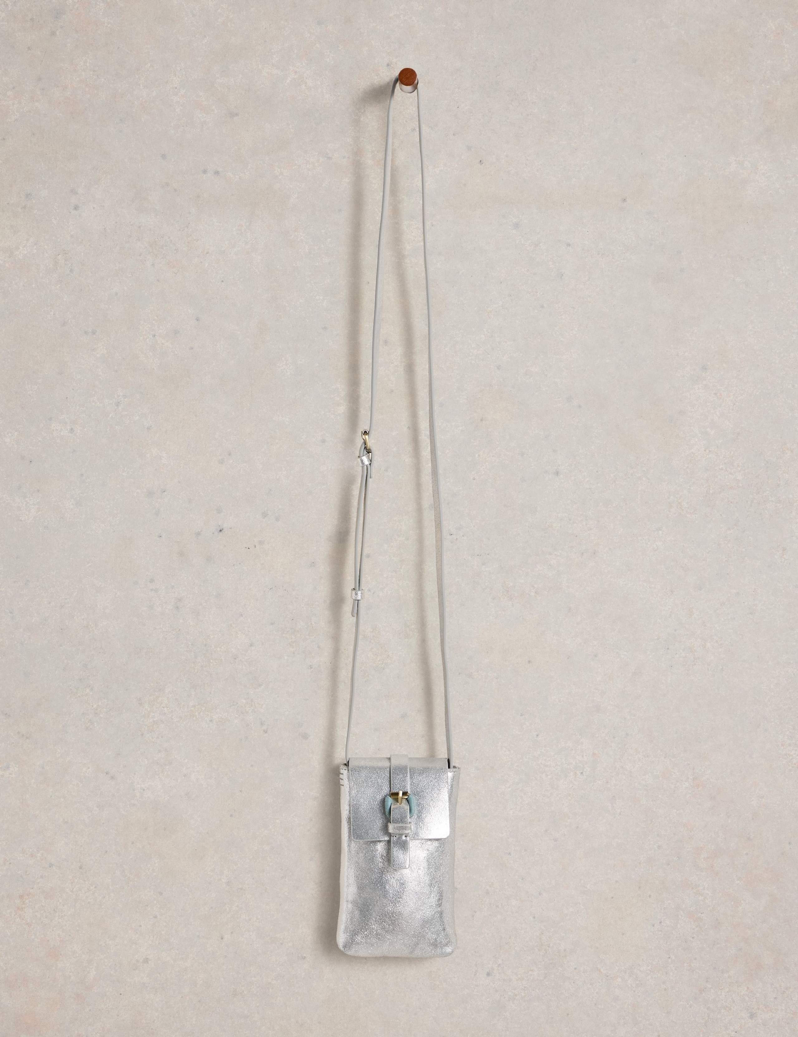 Leather Buckle Cross Body Phone Bag