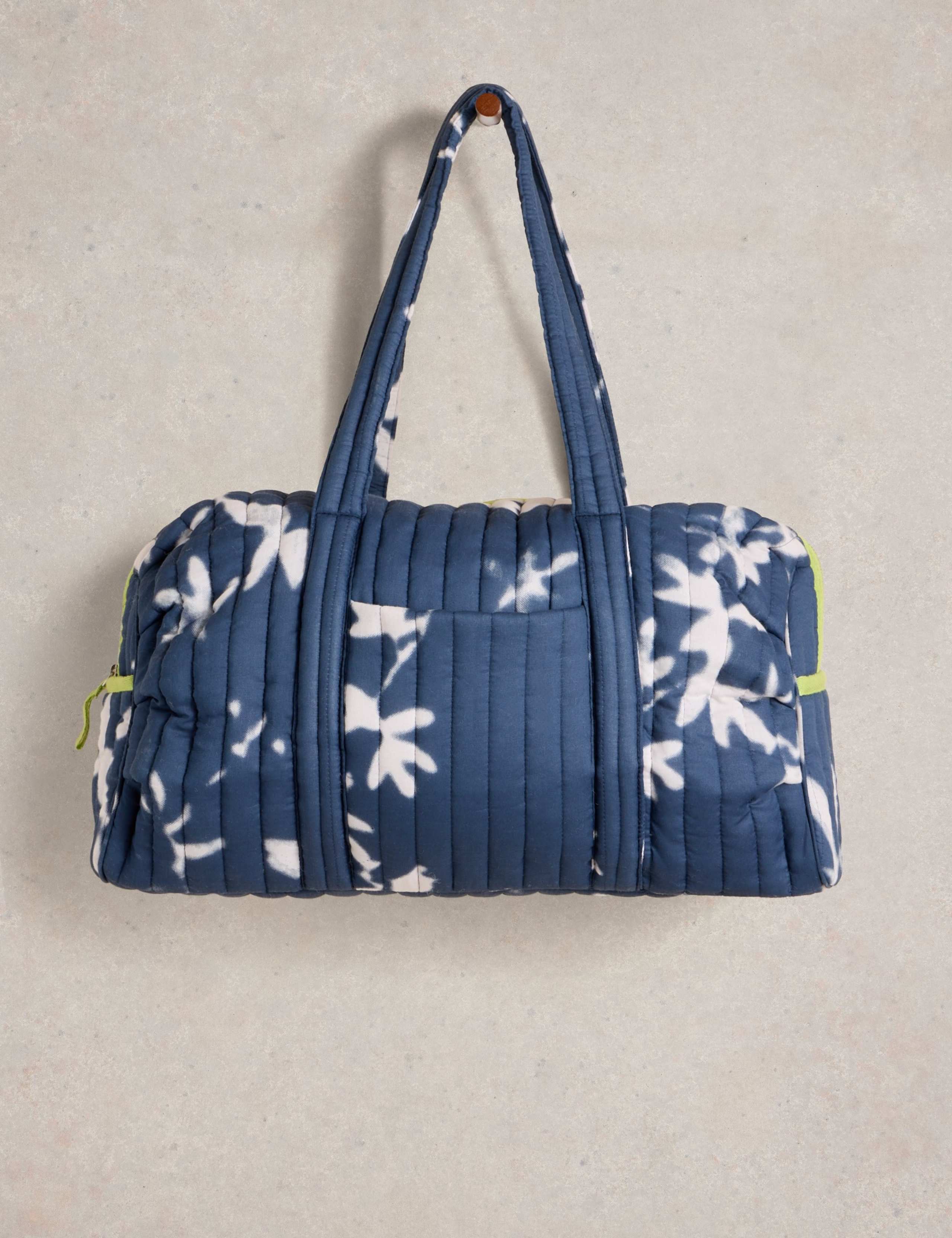 Pure Cotton Floral Quilted Weekend Bag
