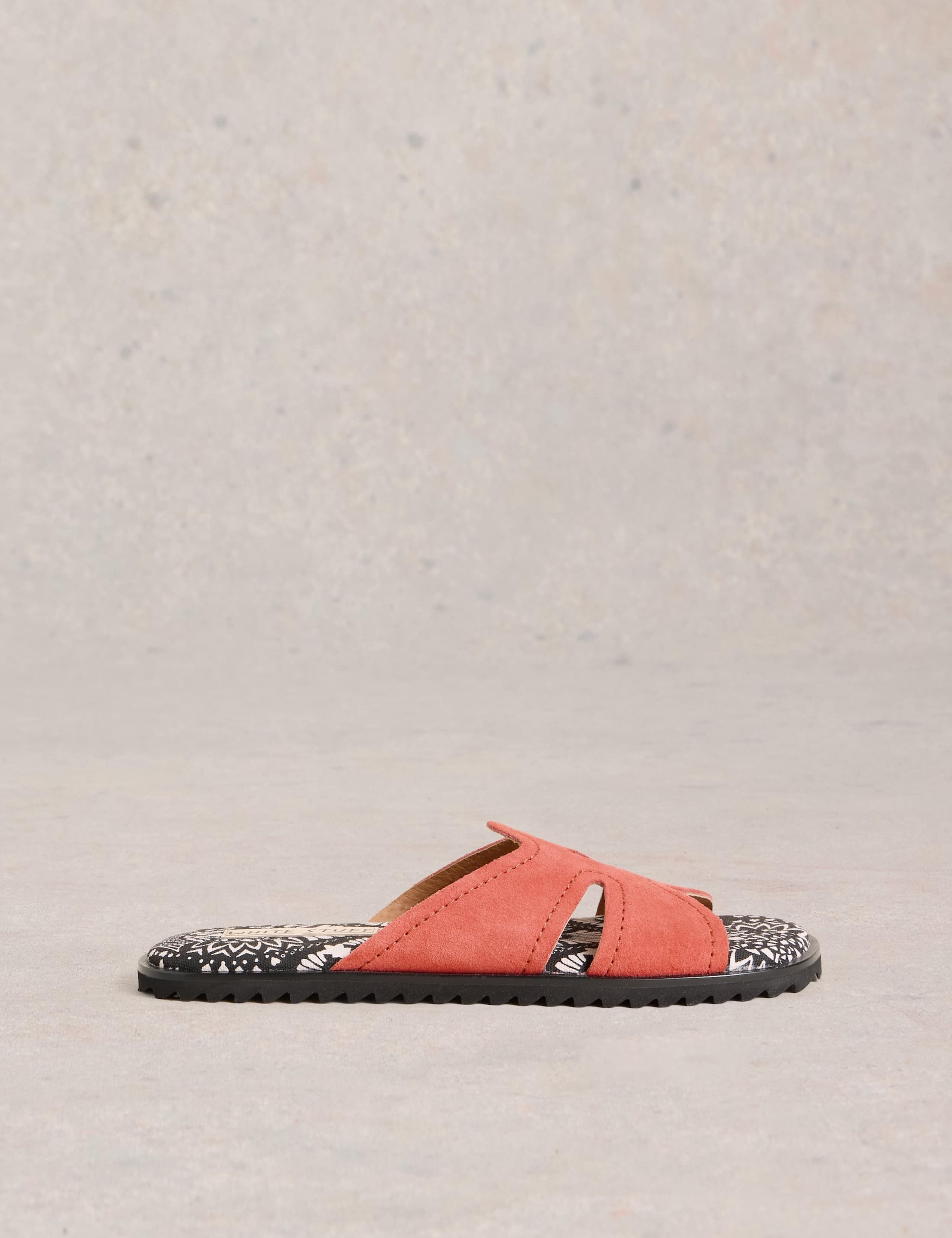 Suede Flip Flops
