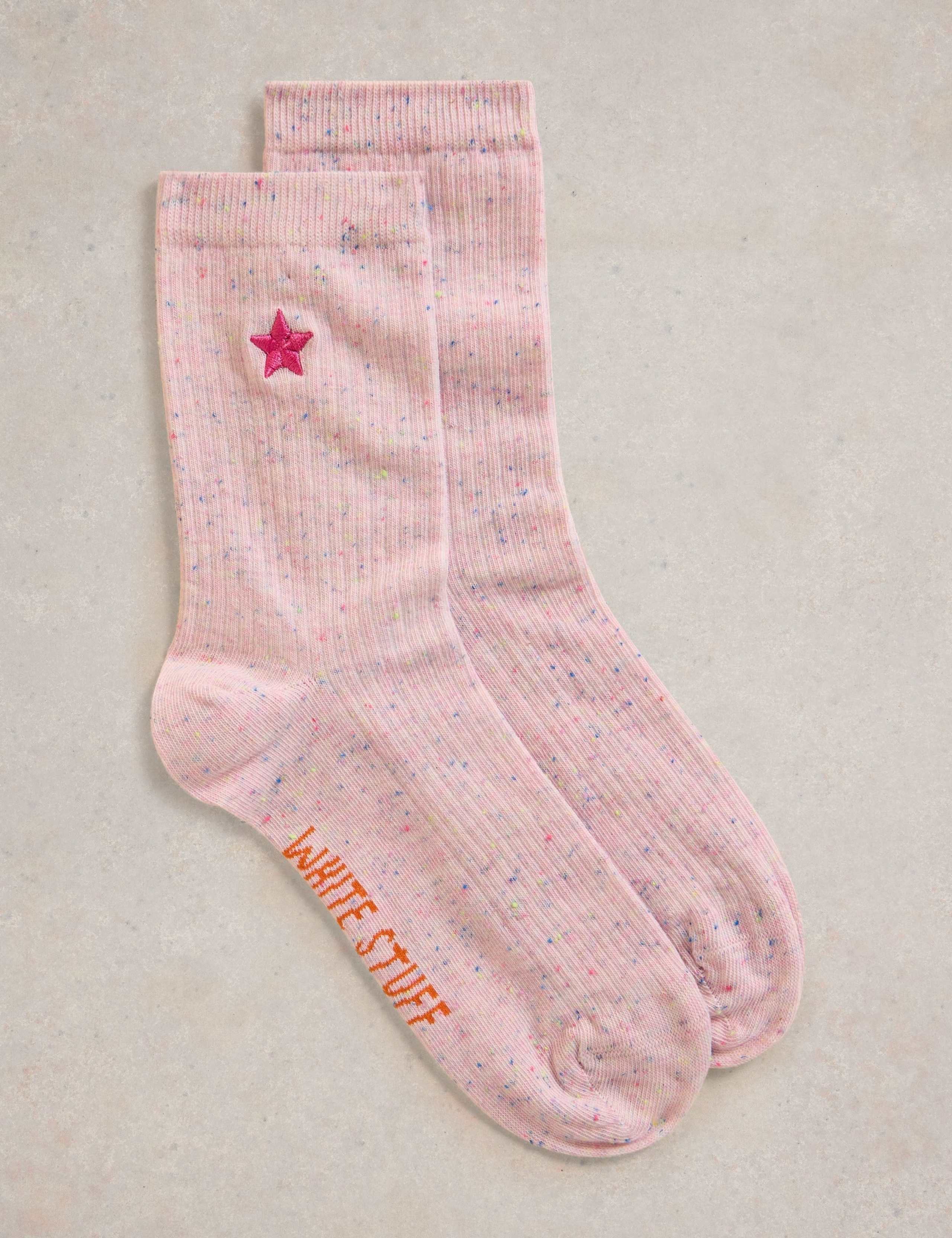Cotton Rich Sun Ankle High Socks