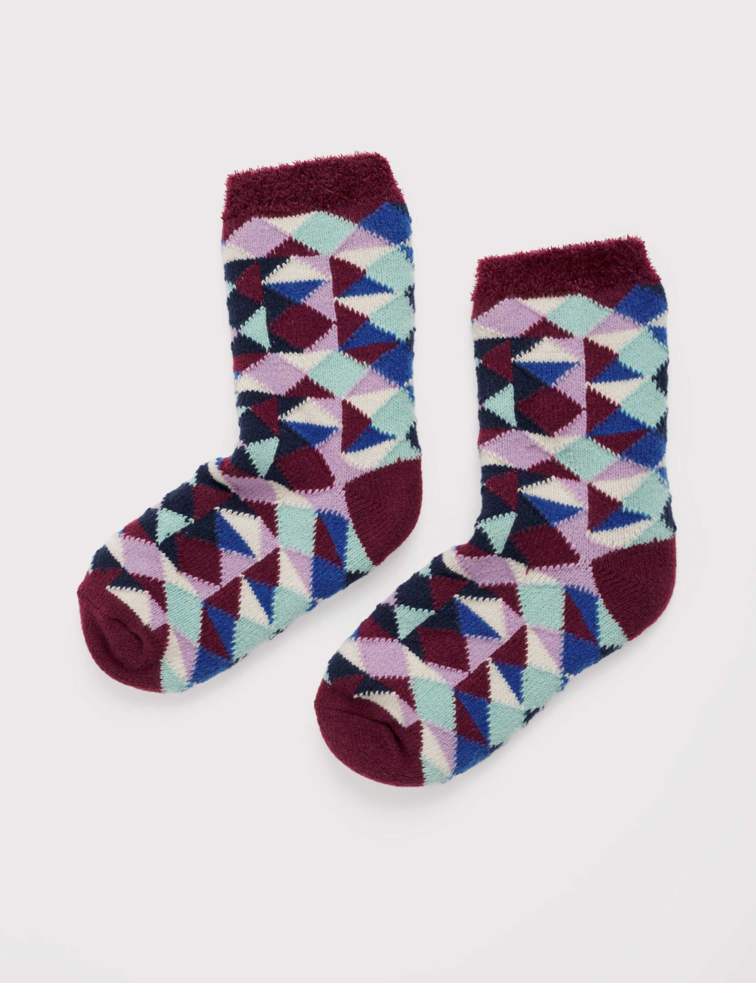 Patterned Cabin Socks