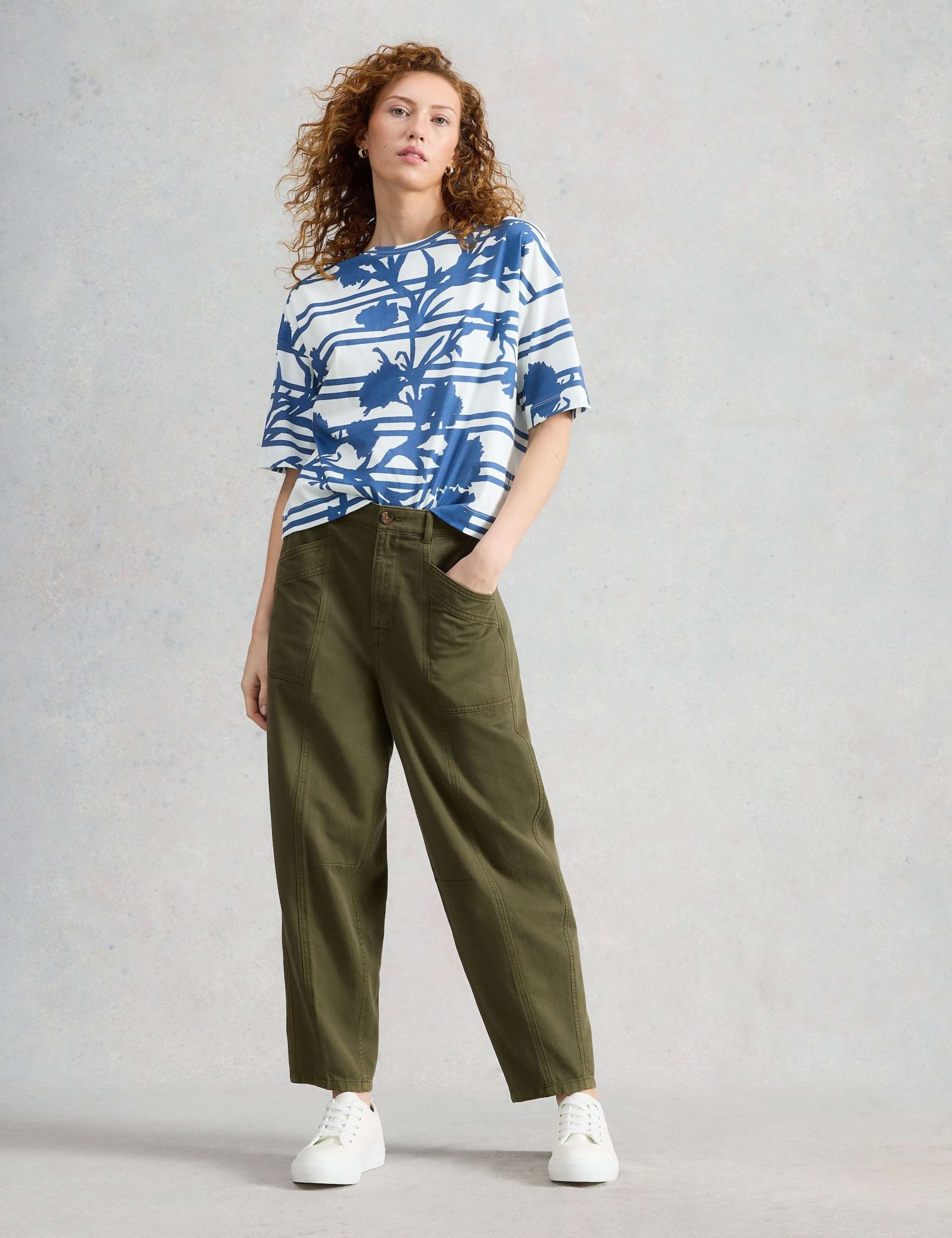 Pure Cotton Floral T-Shirt