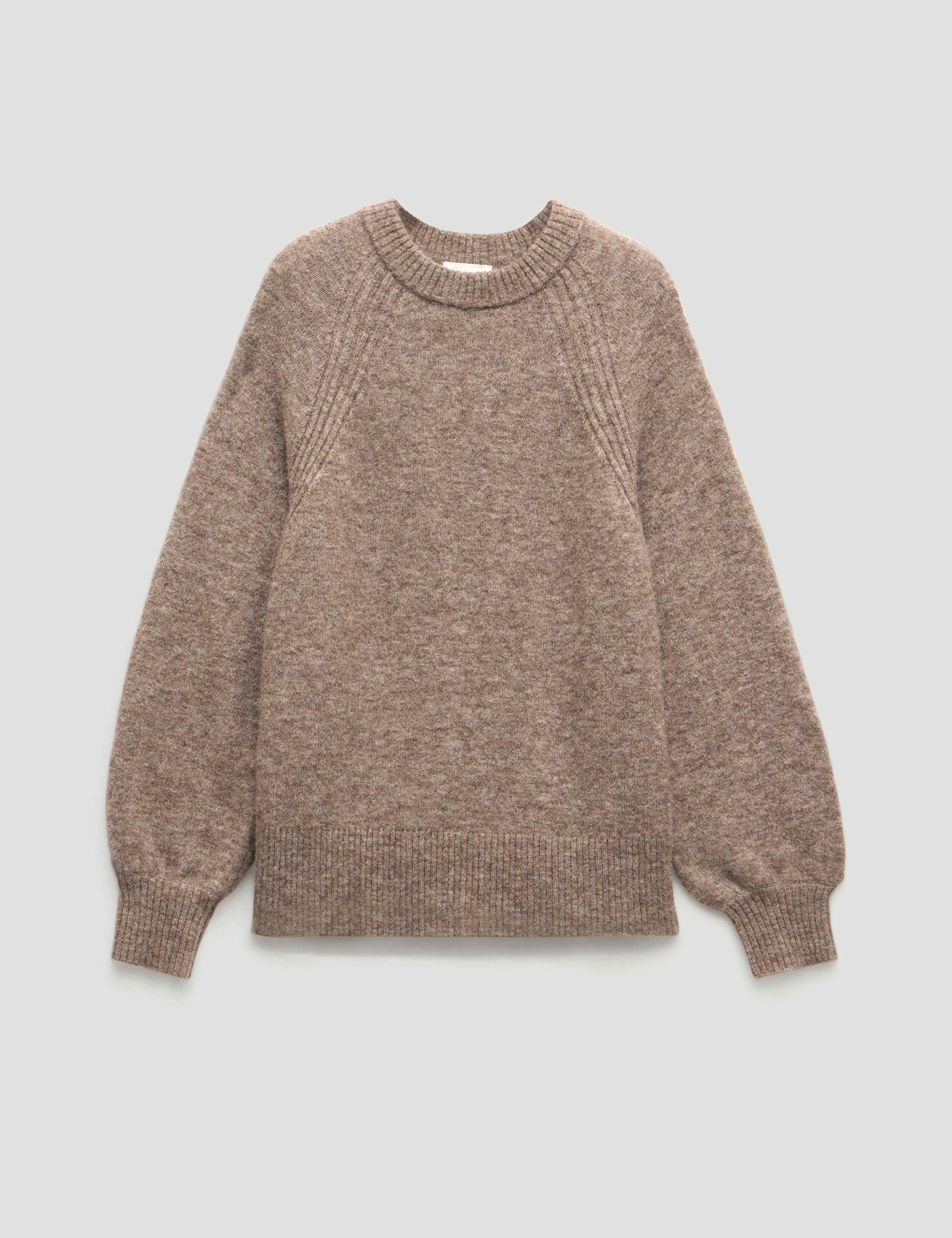 Alpaca Wool Blend Relaxed Jumper