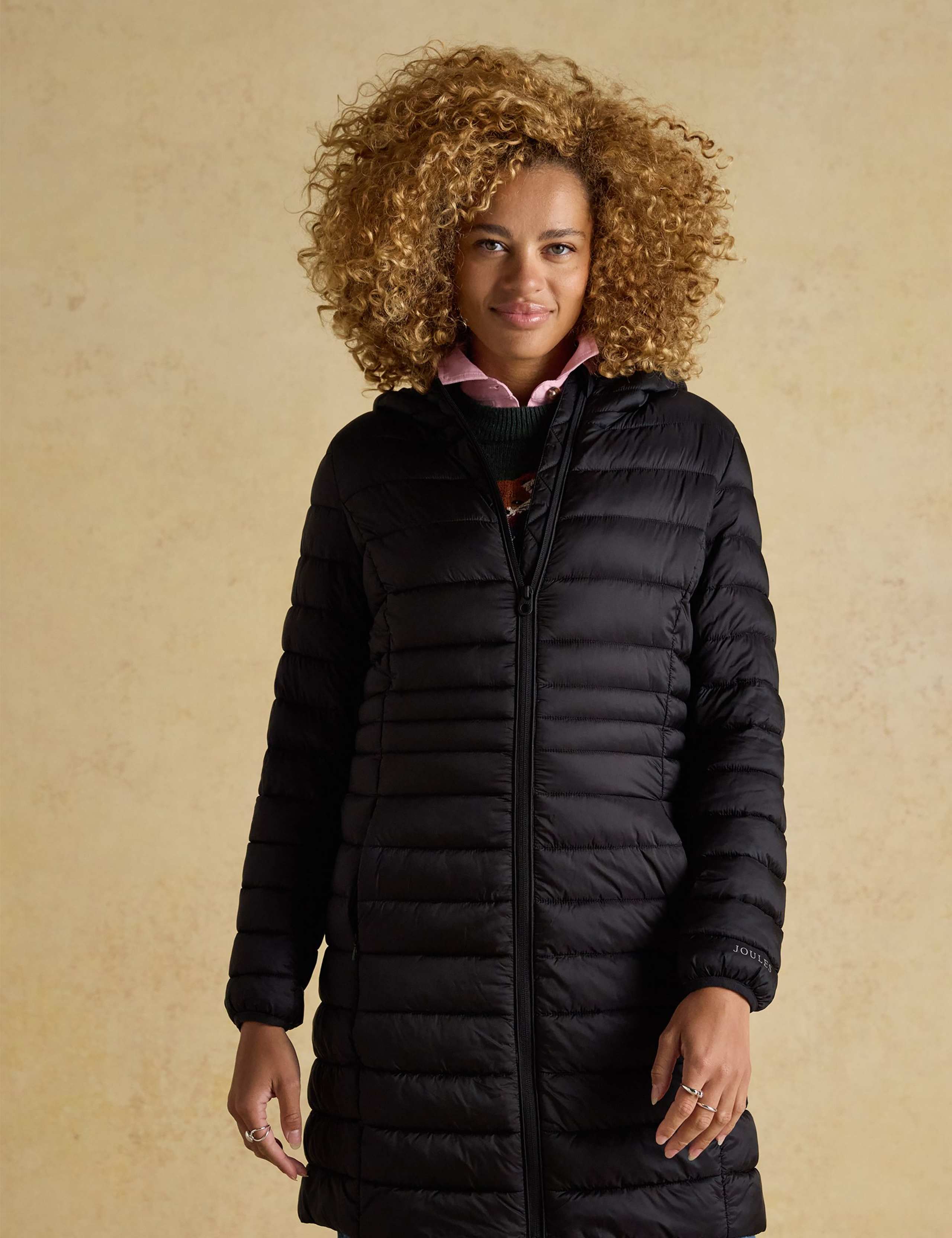 Showerproof Hooded Padded Puffer Coat