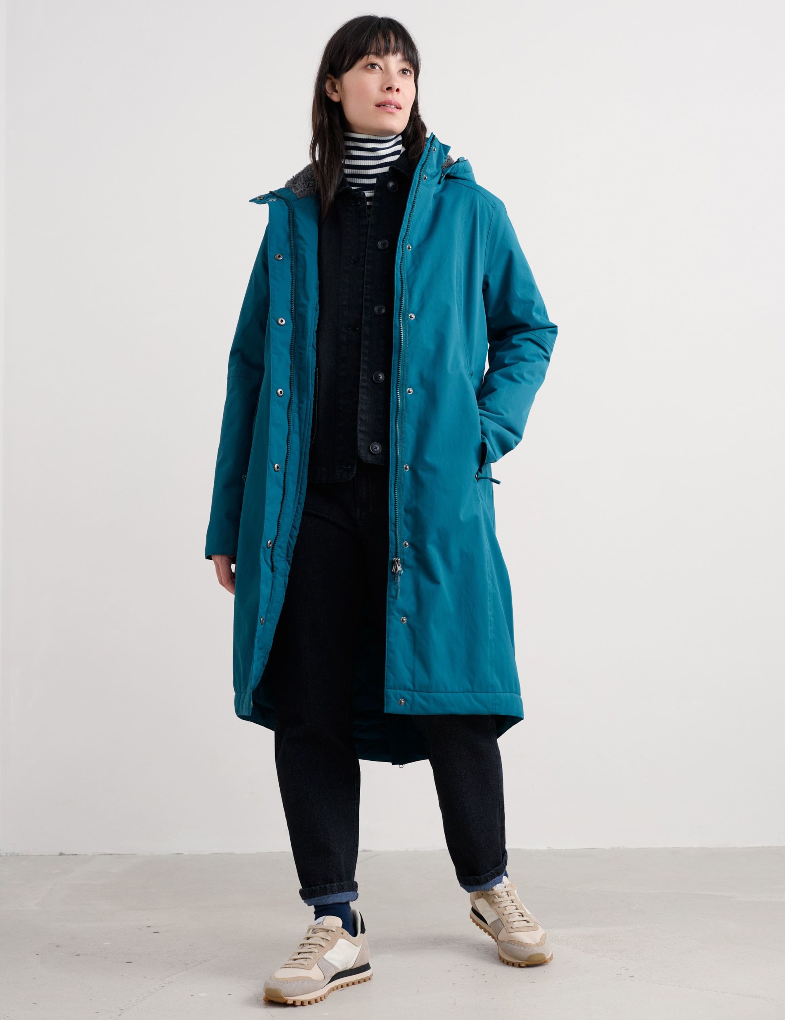 Waterproof  Relaxed Fit Raincoat