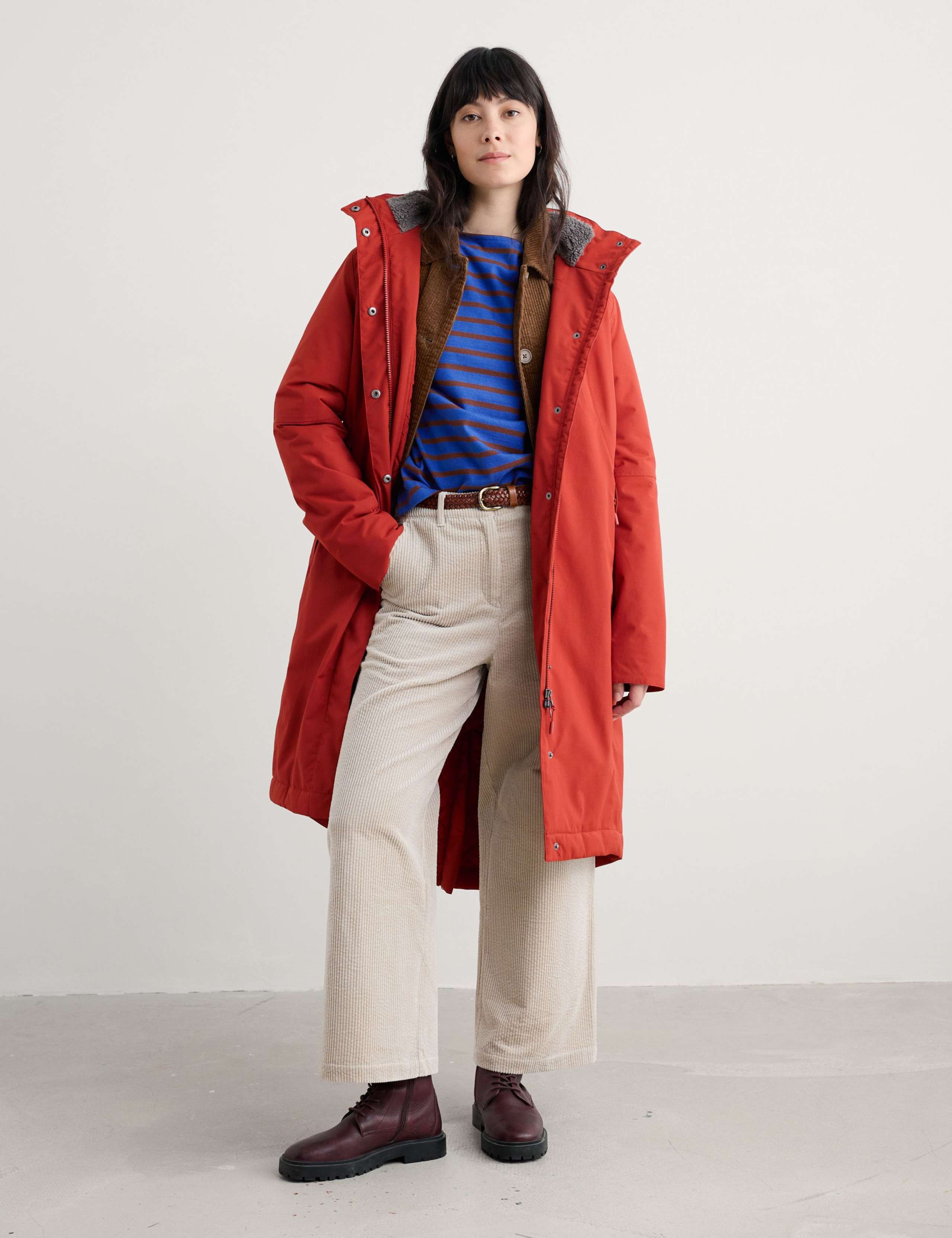 Waterproof  Relaxed Fit Raincoat