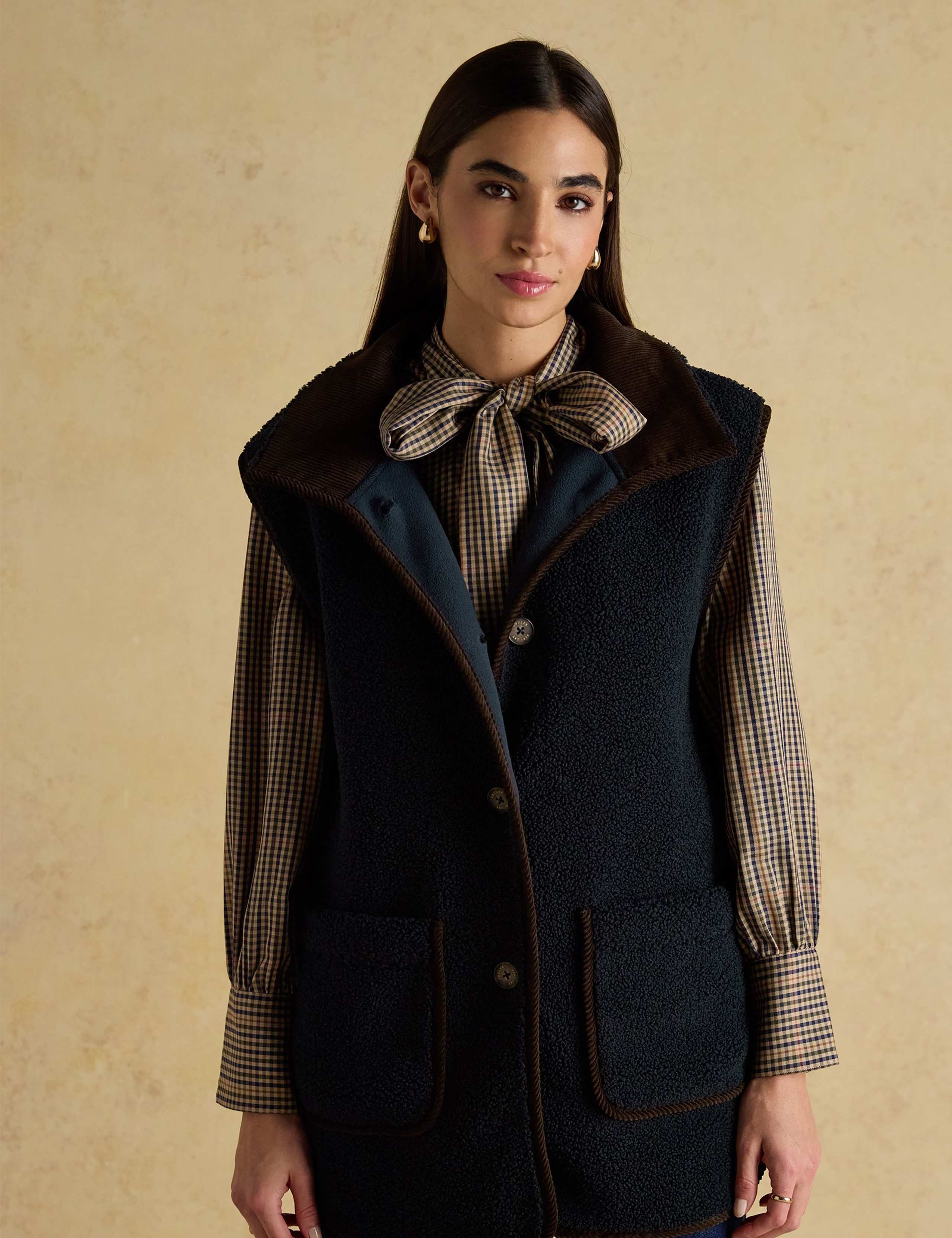Longline Fleece Gilet