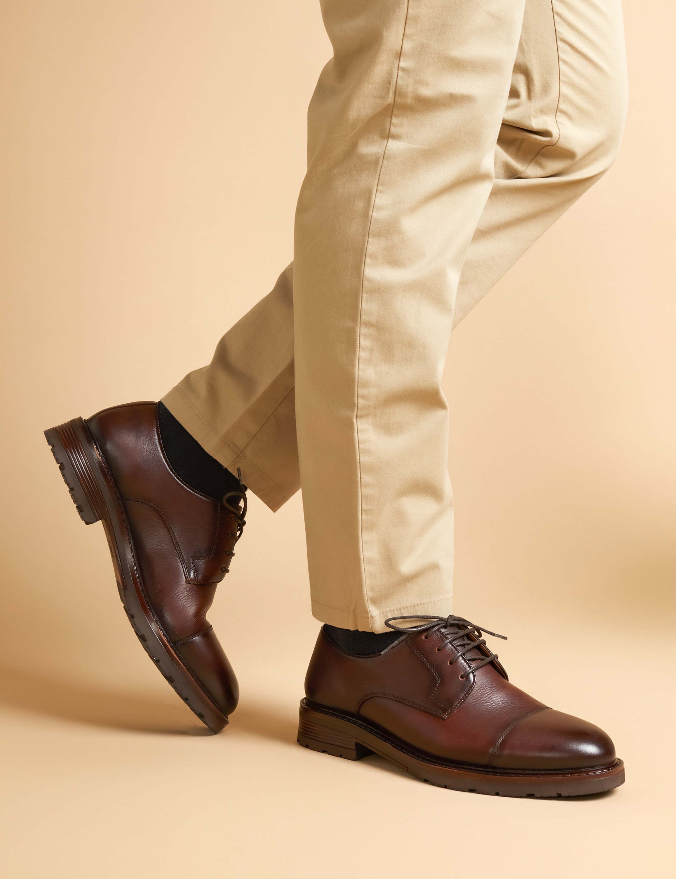 Leather Derby Shoes