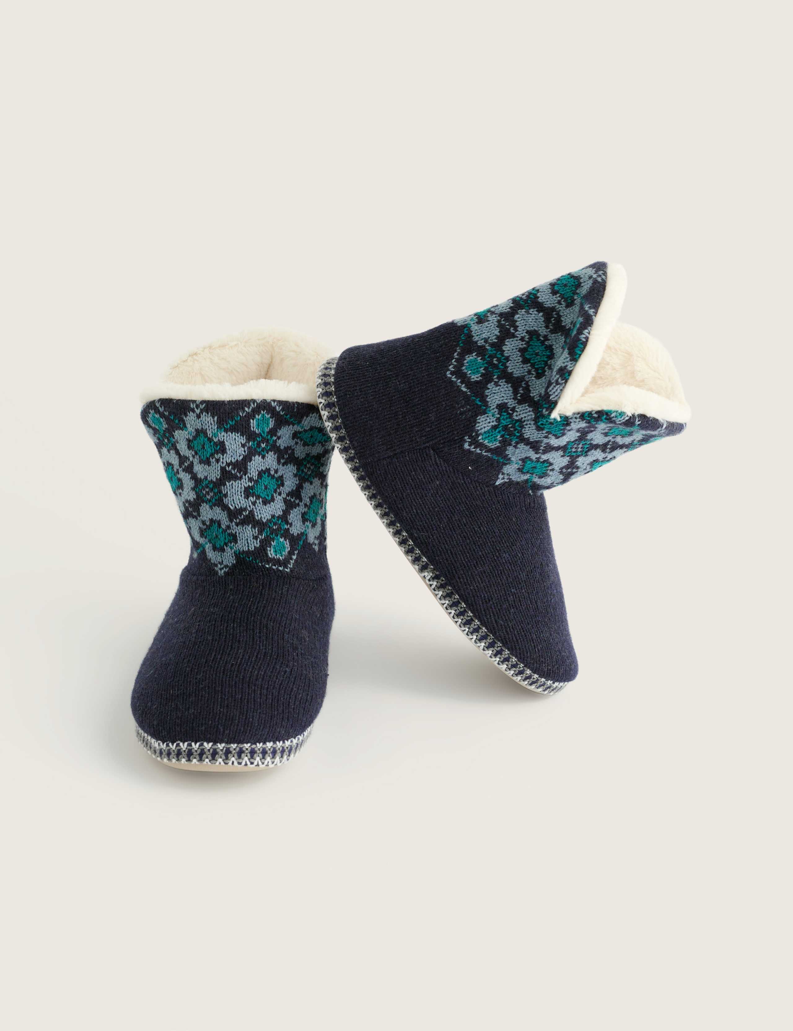 Cotton Slipper Boots