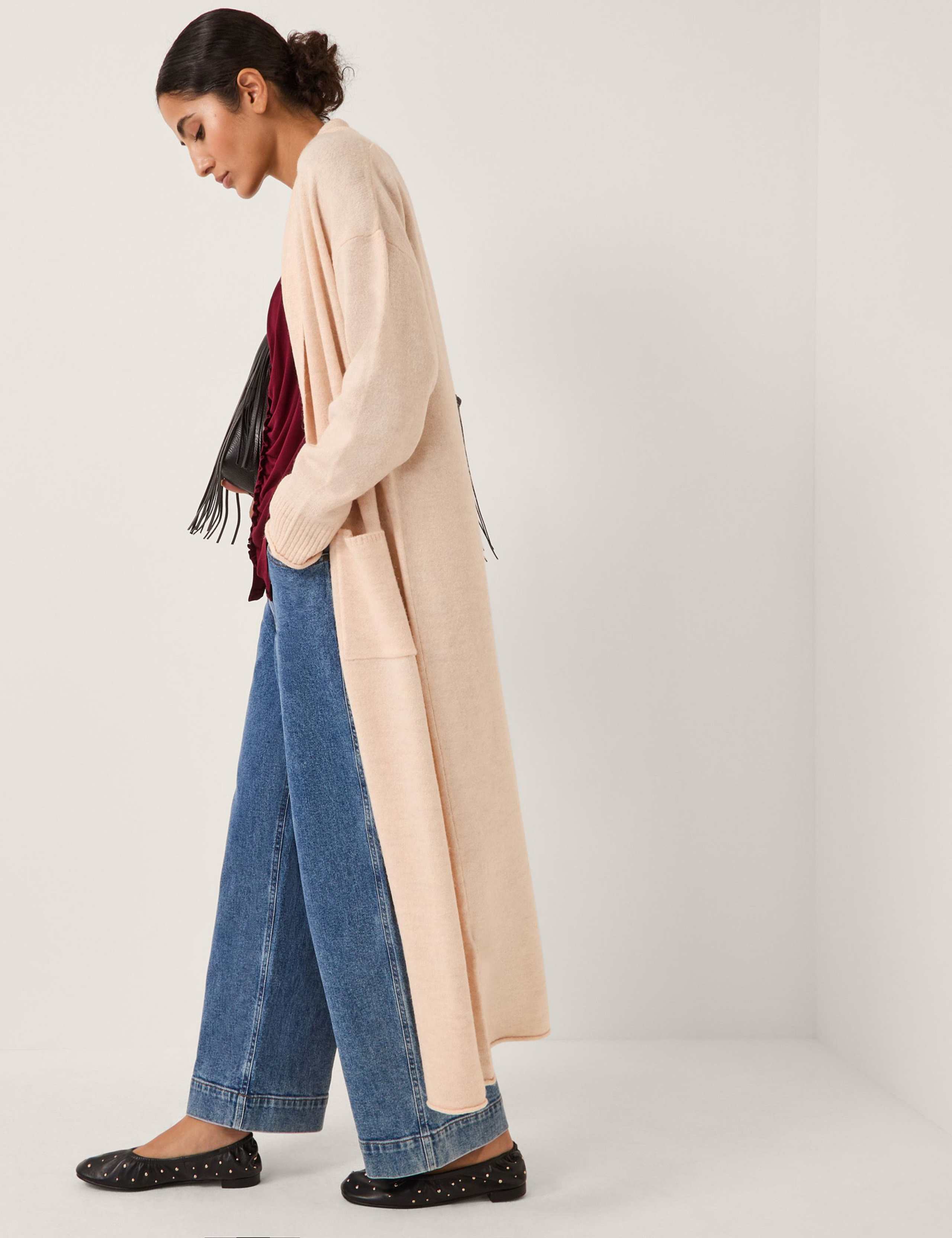 Shawl Collared Longline Cardigan