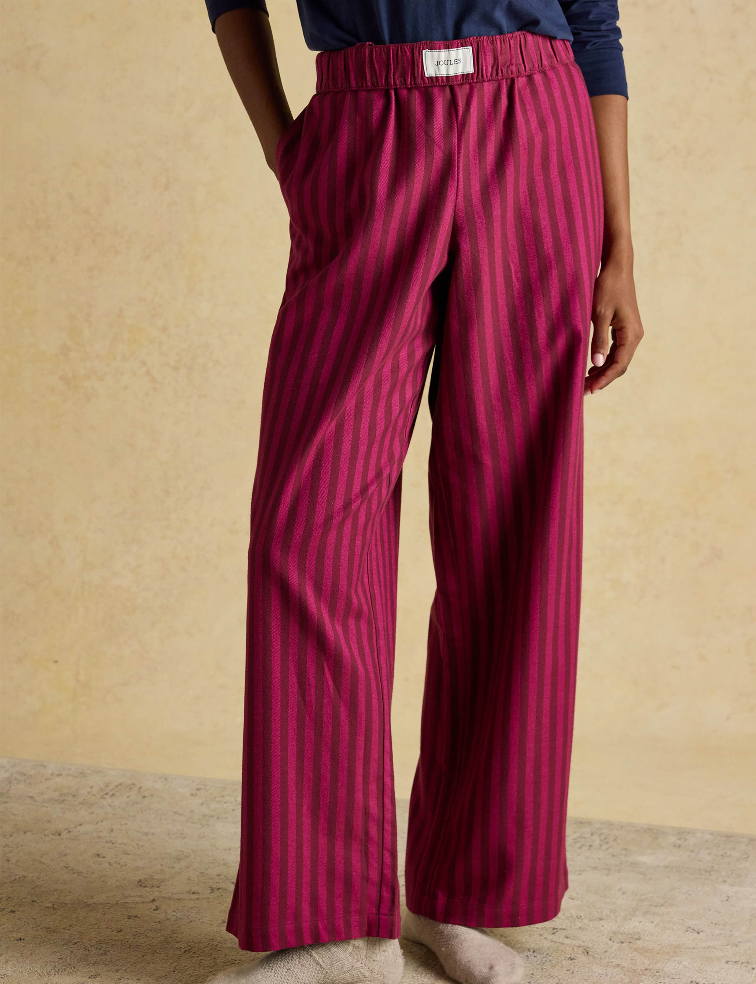 Pure Cotton Striped Pyjama Bottoms