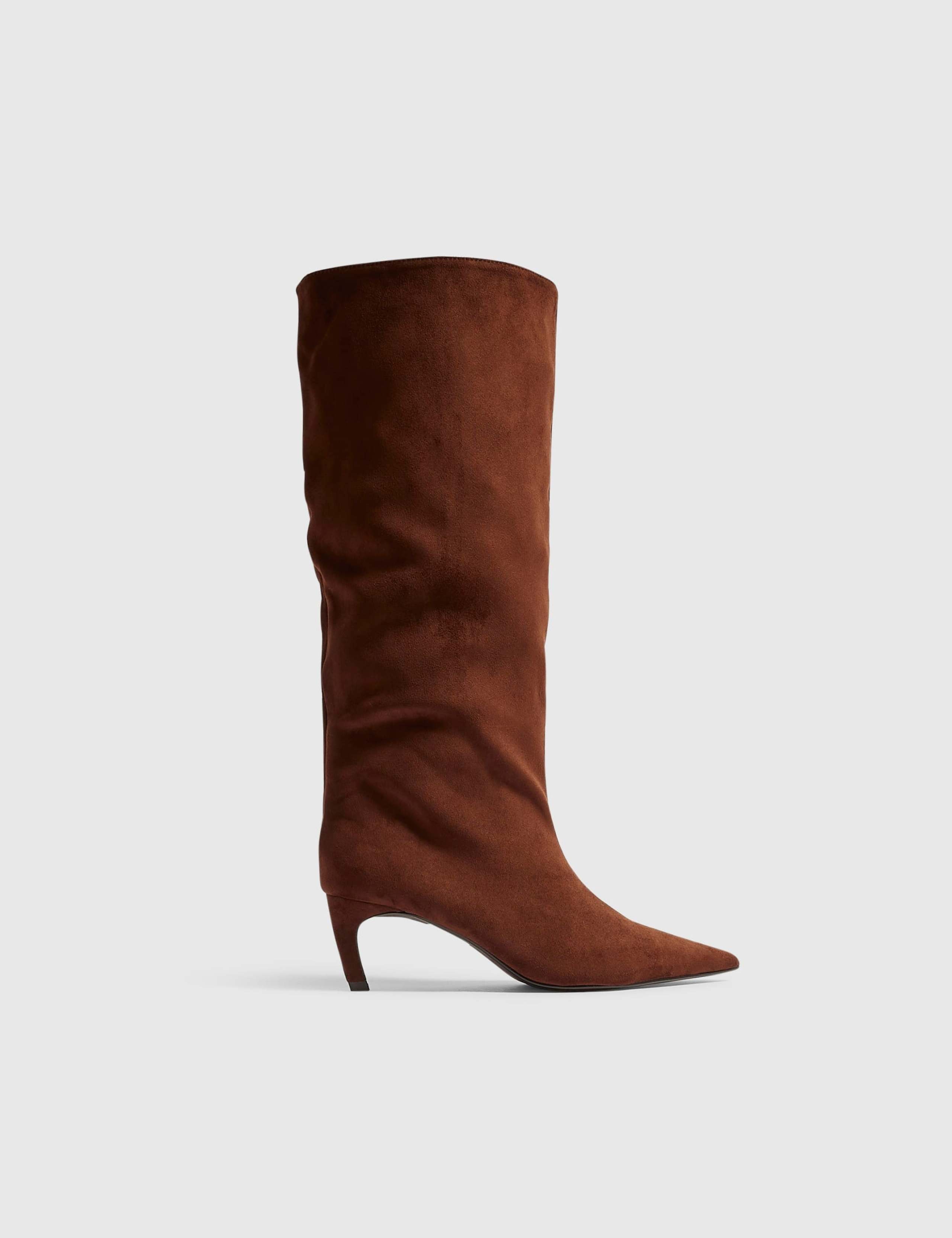 Stiletto Heel Knee High Boots