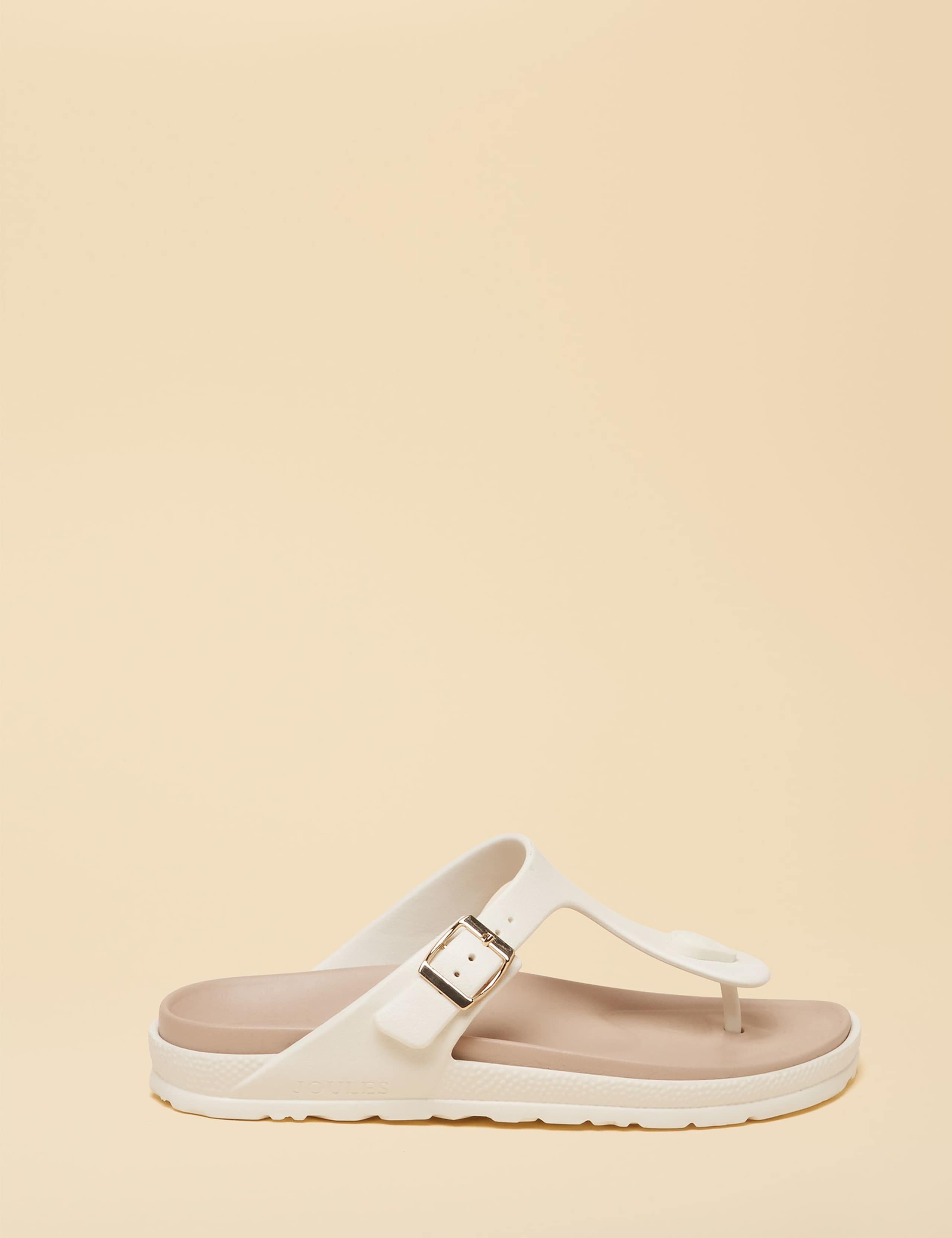 Buckle Flat Flip Flops