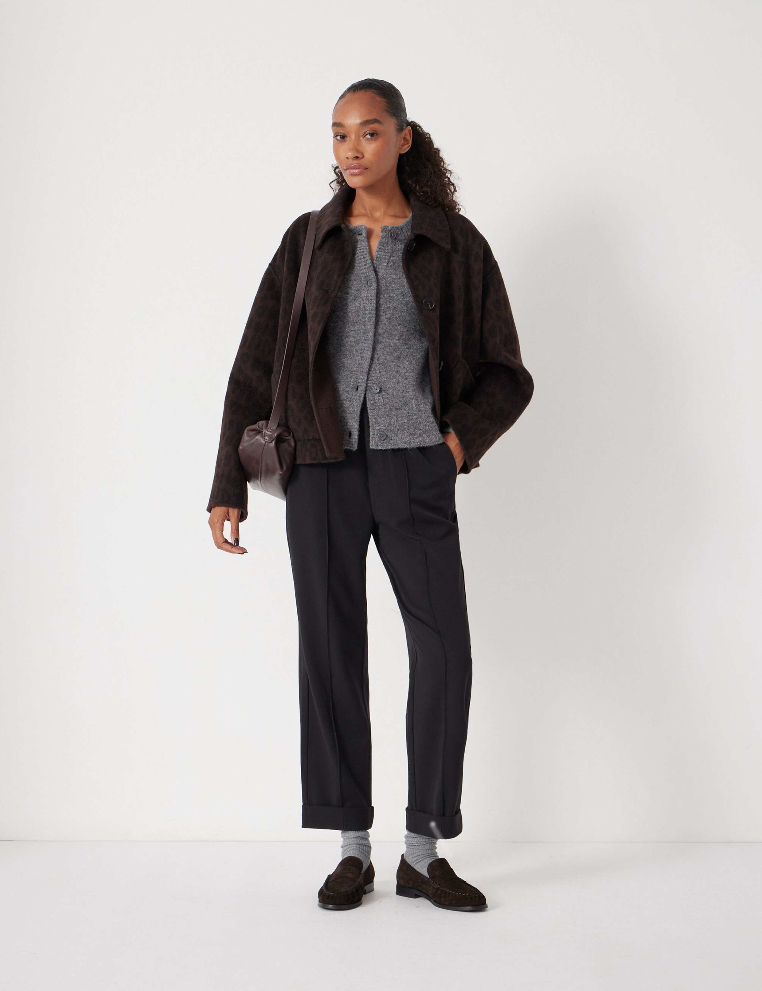 Pull On Ankle Grazer Trousers